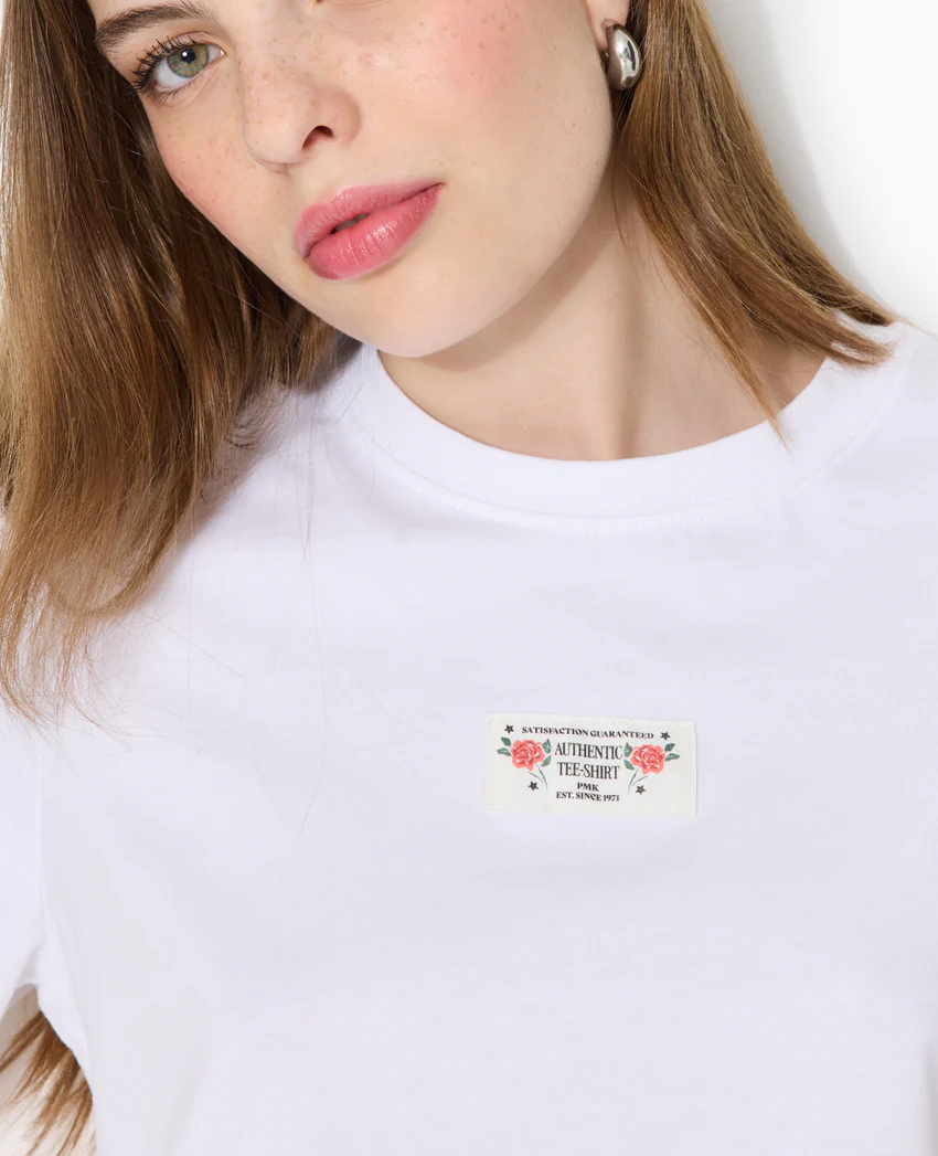 Pimkie T-shirt avec étiquette cousue devant