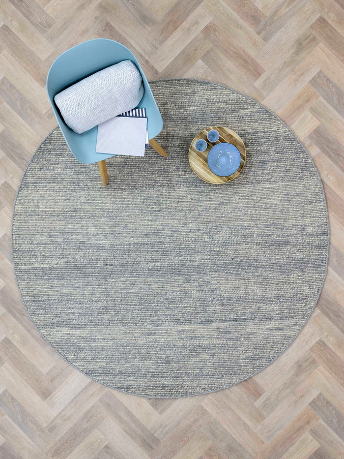 Vloerkleed Helsinki grey Ø200 cm