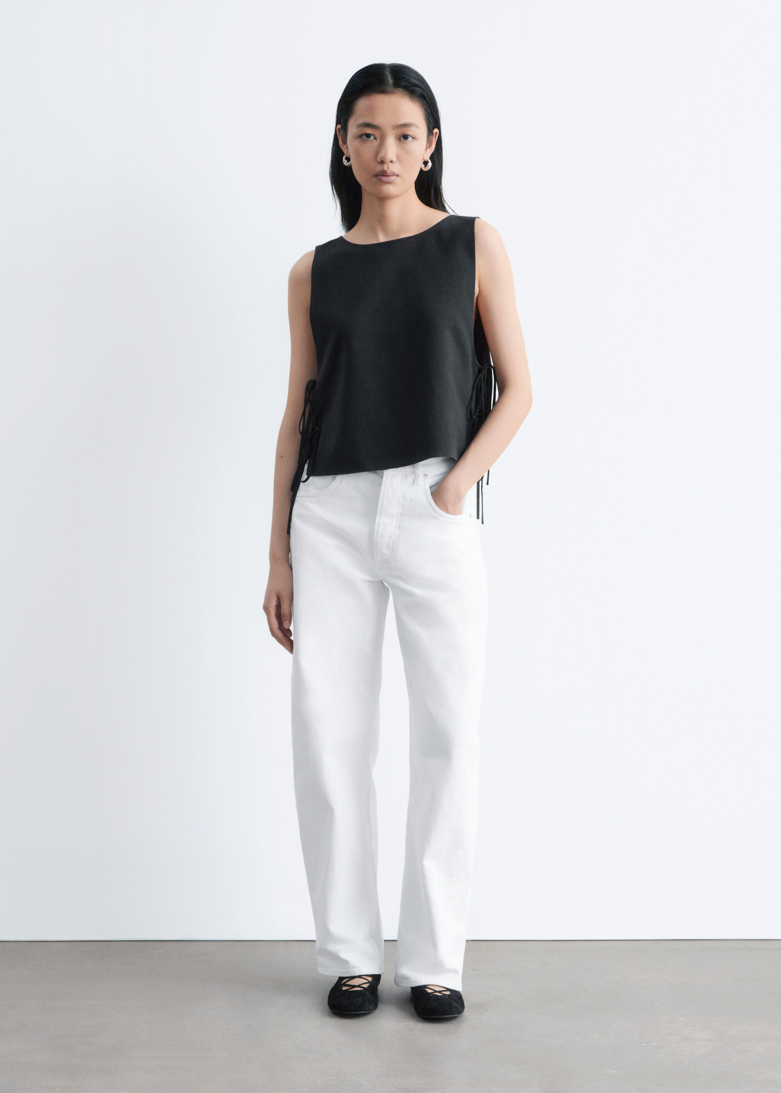 & Other Stories WOVEN BIB COLLAR