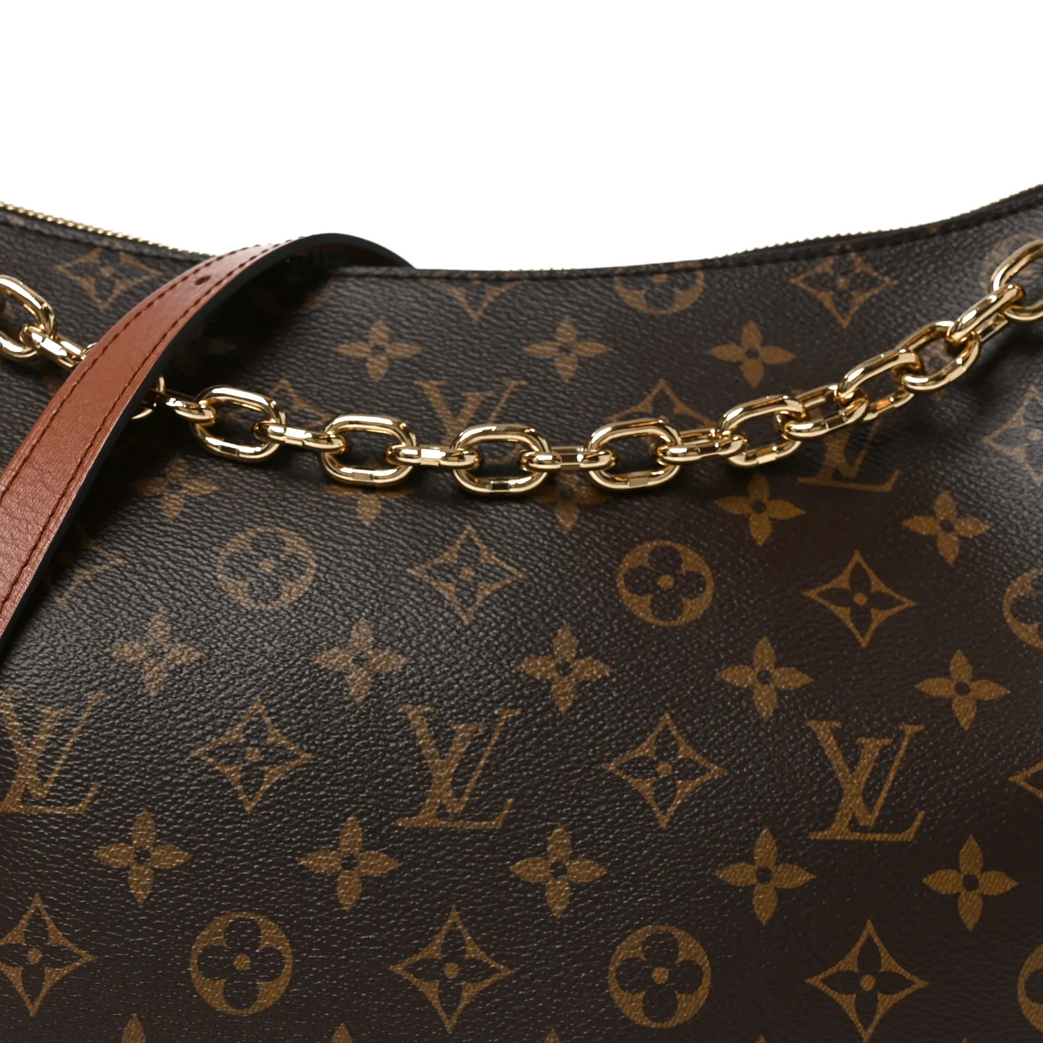 Reverse Monogram Loop Hobo - Top Club