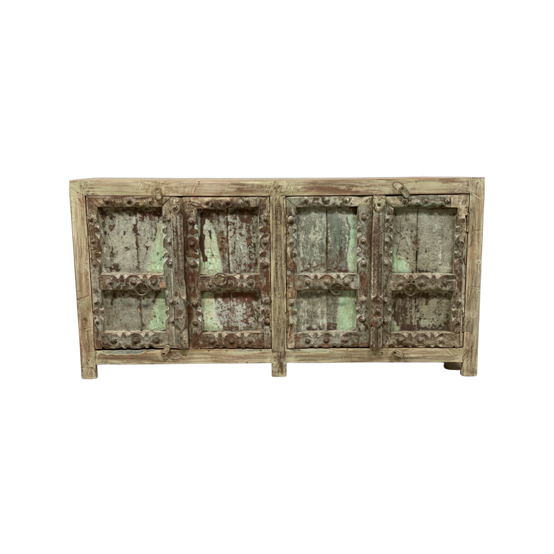 Dressoir Snijwerk 4-deurs Dressoir 4Dr Snijwerk Uniek Ibiza. #1