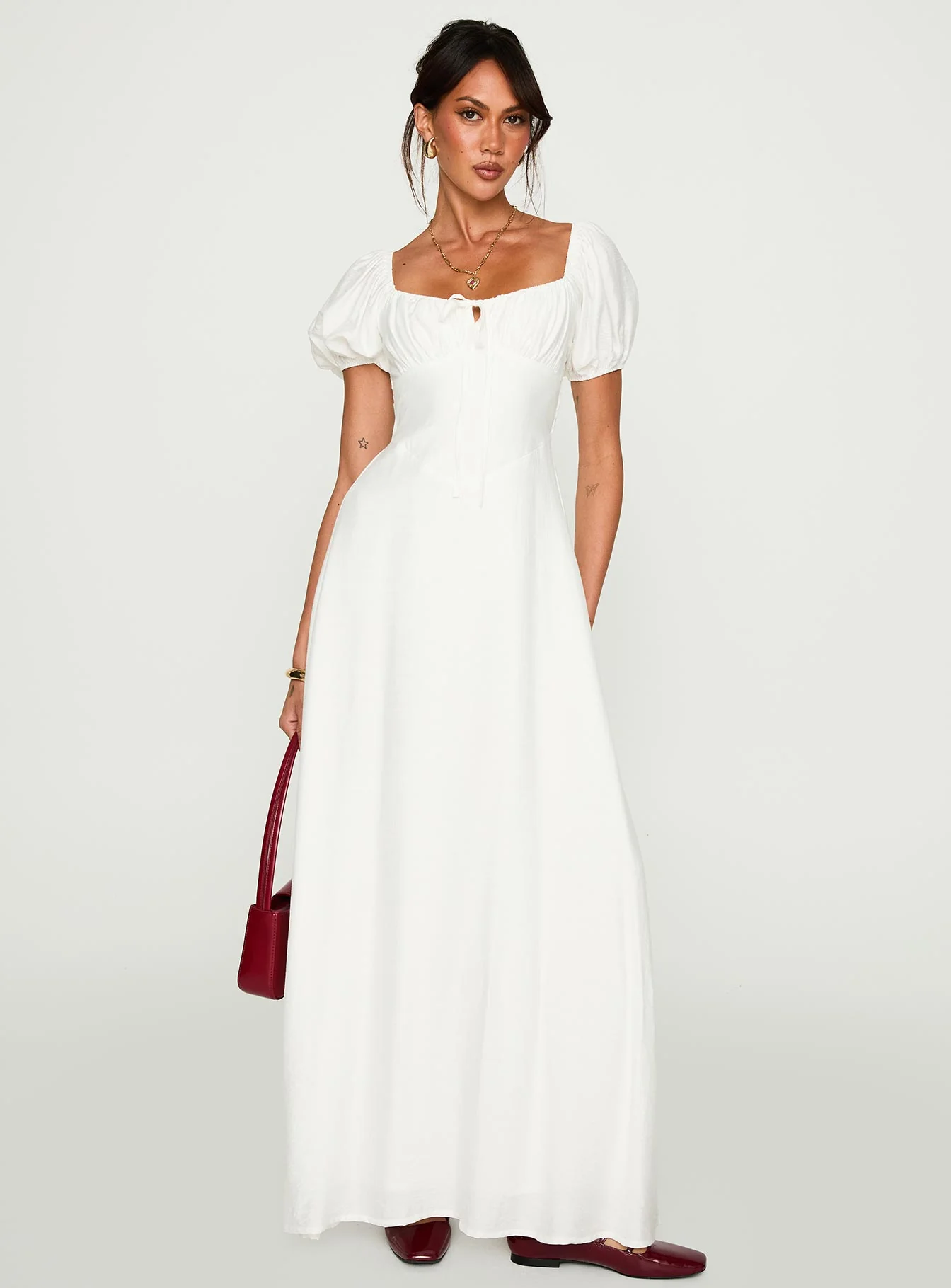 Summer Song Maxi Dress White