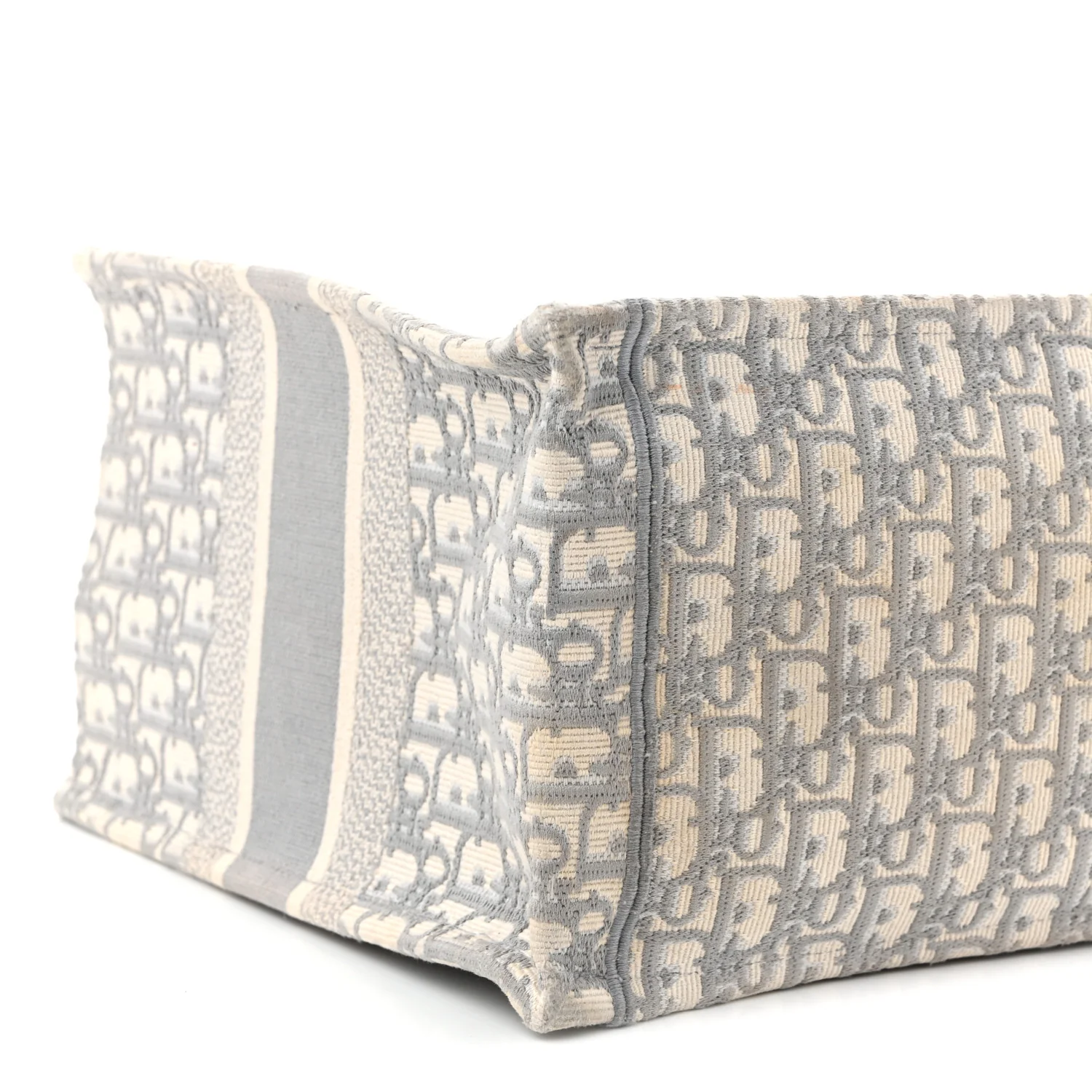 Oblique Medium Book Tote Grey - Top Club