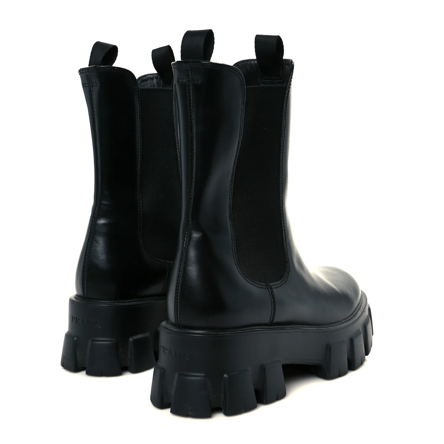 Spazzolato Rois Monolith Chelsea 55mm Tall Boots 38 Black - Top Club