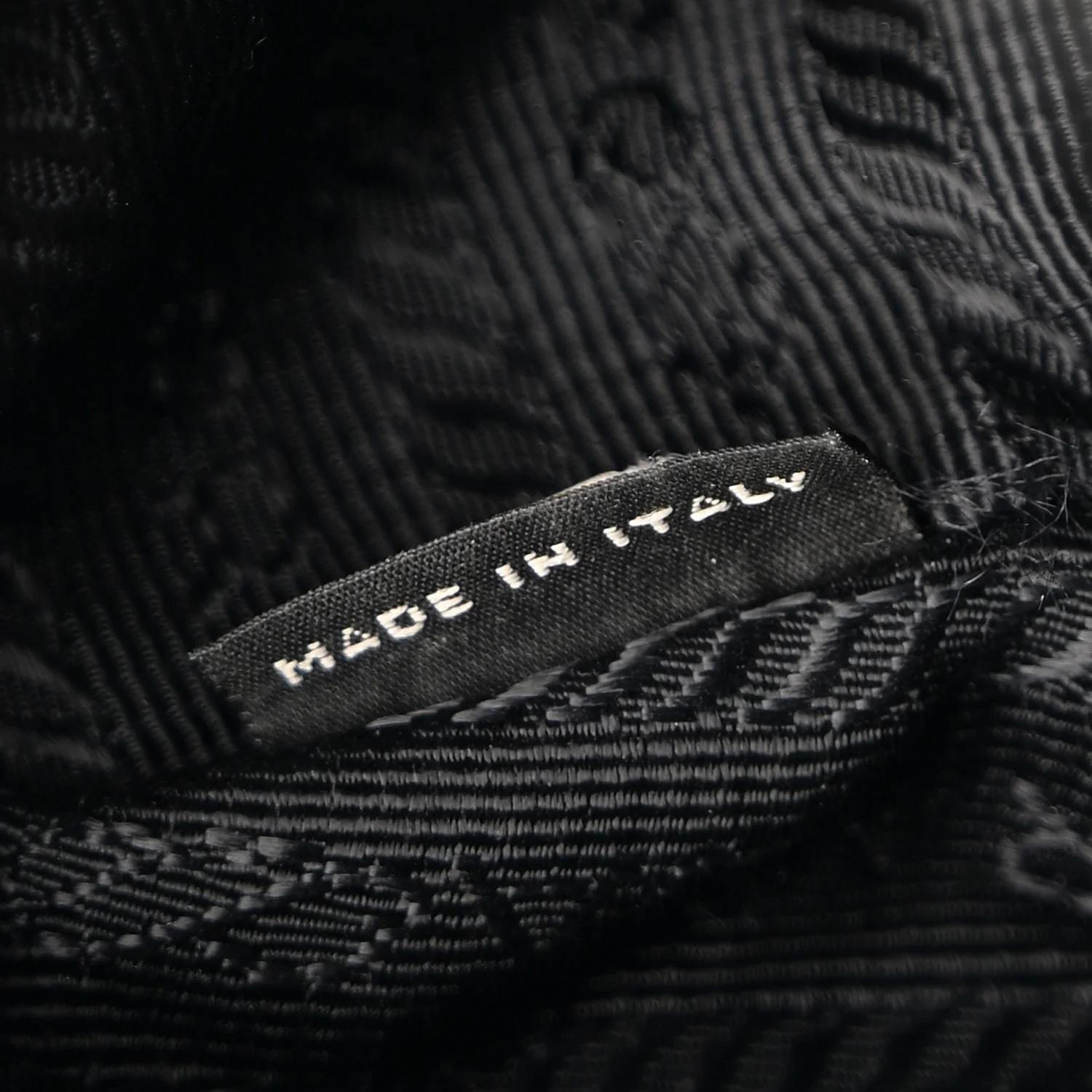 Tessuto Nylon Mini Re-Edition 2000 Bag Black - Top Club