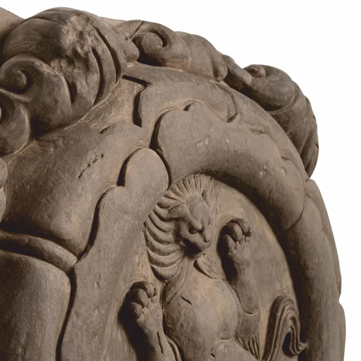 Luxury Baroque wall relief set lions brown 55 cm - Baroque wall decoration