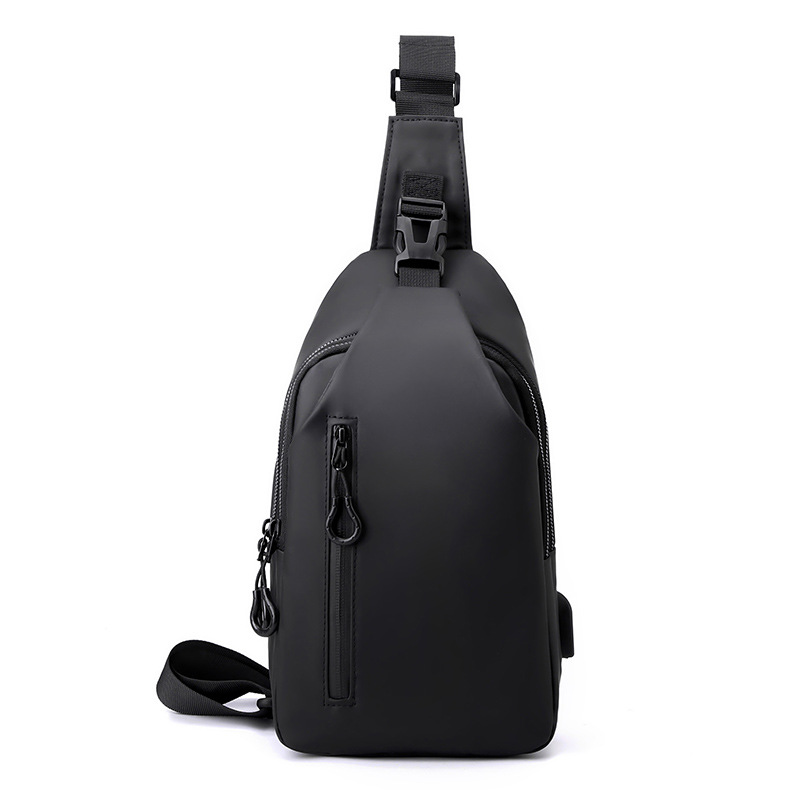 Men's sports backpack, casual large-capacity shoulder bag, trendy ins-style workwear single-shoulder crossbody bag wholesale