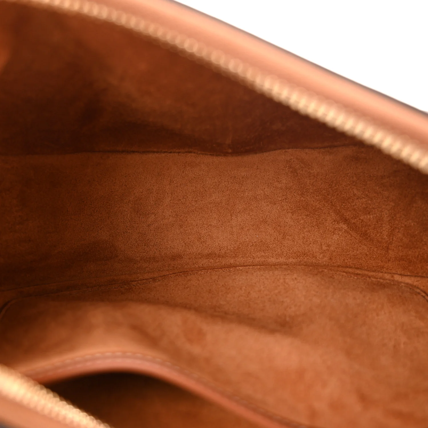 Smooth Calfskin Medium Strap Ava Triomphe Shoulder Bag Tan - Top Club