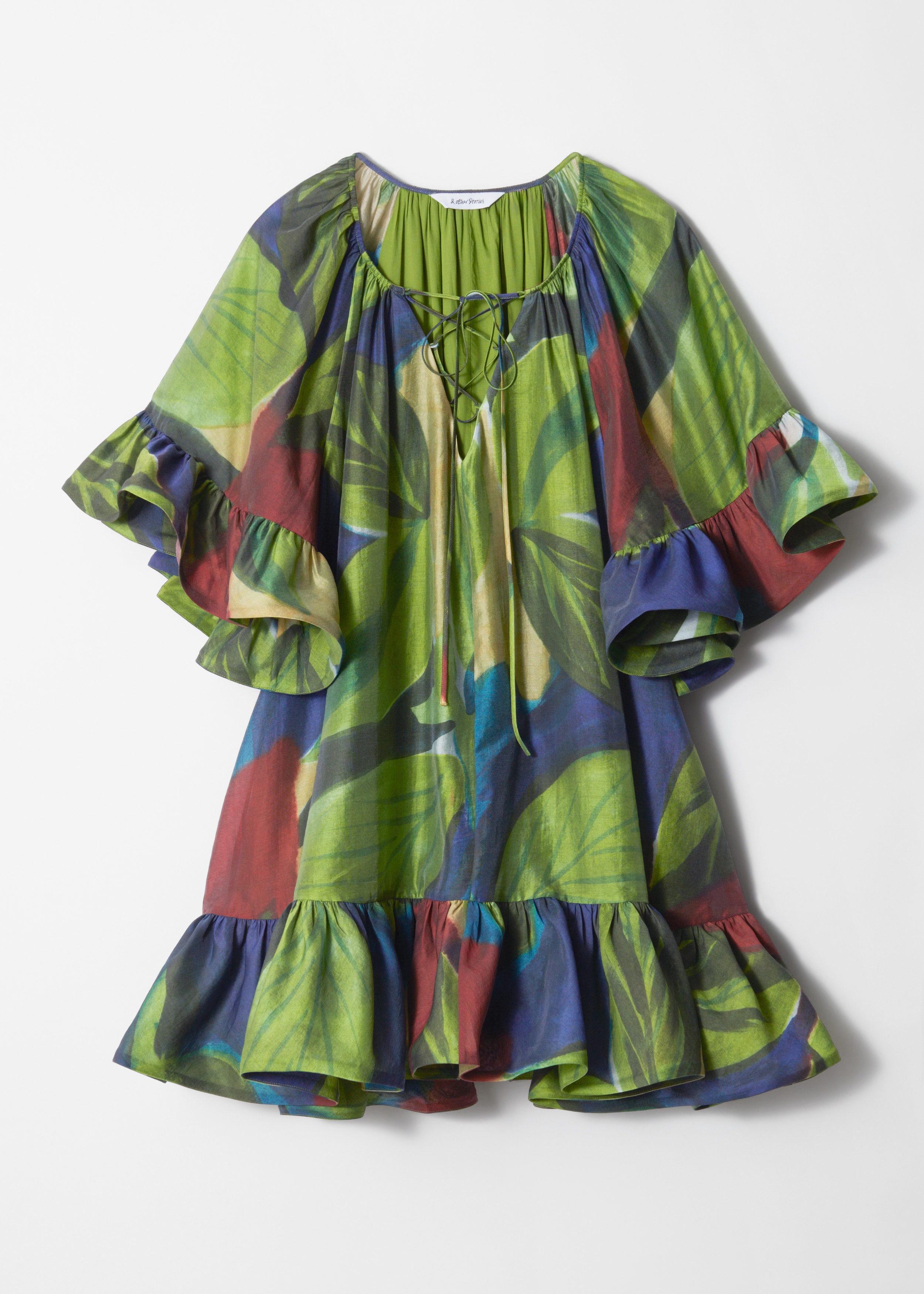 & Other Stories RUFFLE MINI DRESS