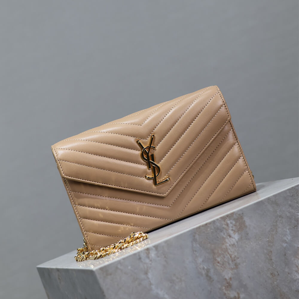YSL cassandre chain wallet in lambskin - Top Club