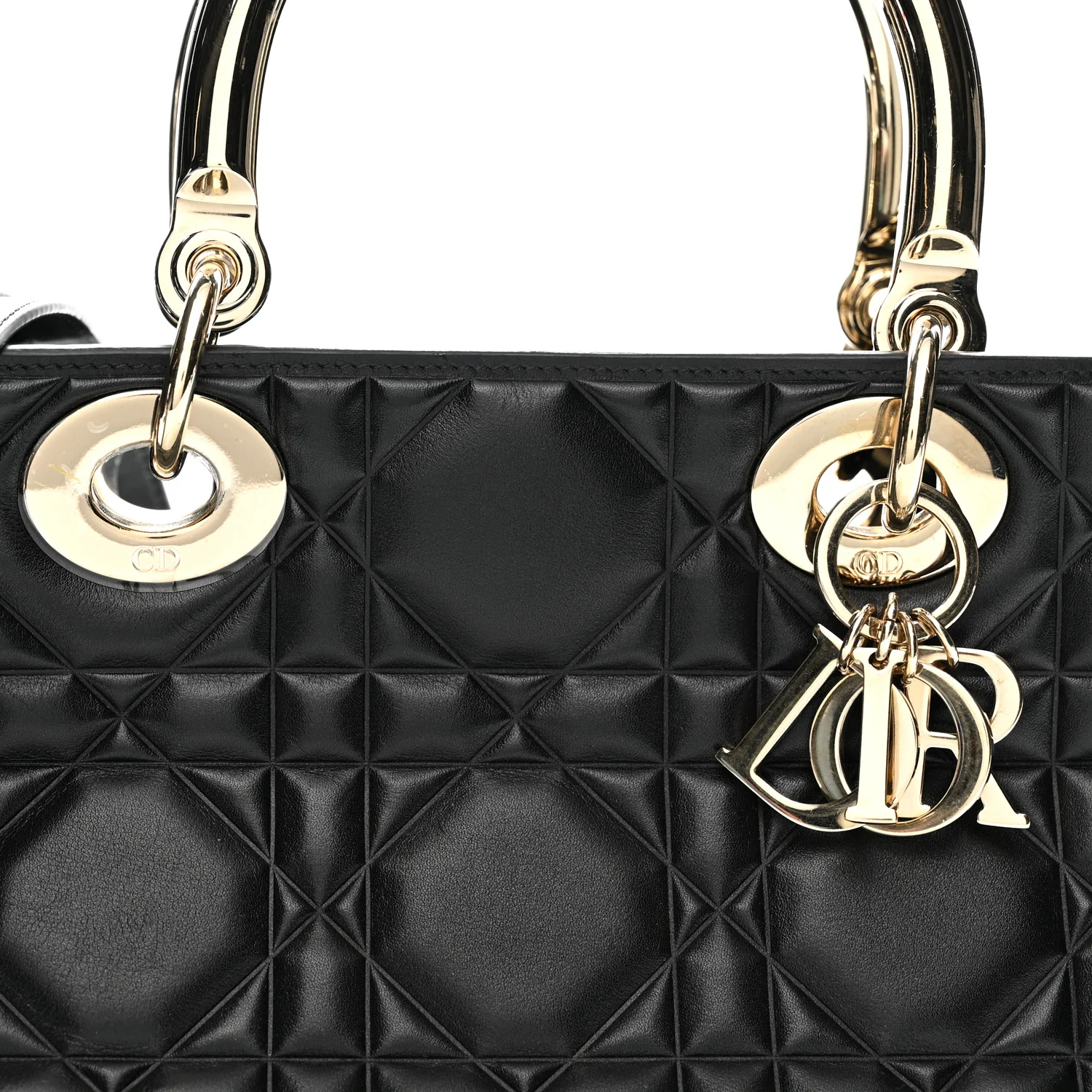 Lambskin Cannage The Lady 95.22 Black - Top Club