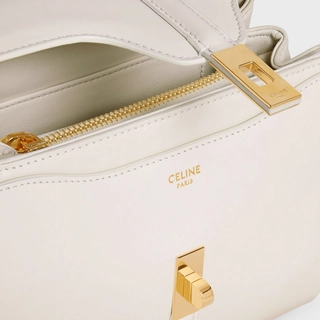 MINI 16 IN SATINATED CALFSKIN RICE - Top Club