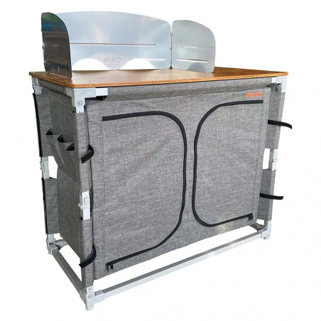 Soplair Easyquick Java - Folding kitchen cabinet with 4 shelves