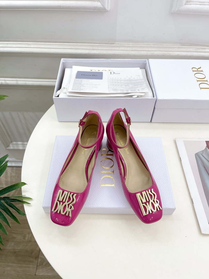 Dior KDV266VNI Miss Dior Pump 40mm Patent Calfskin D82985 - Sneaker Replica Workshop