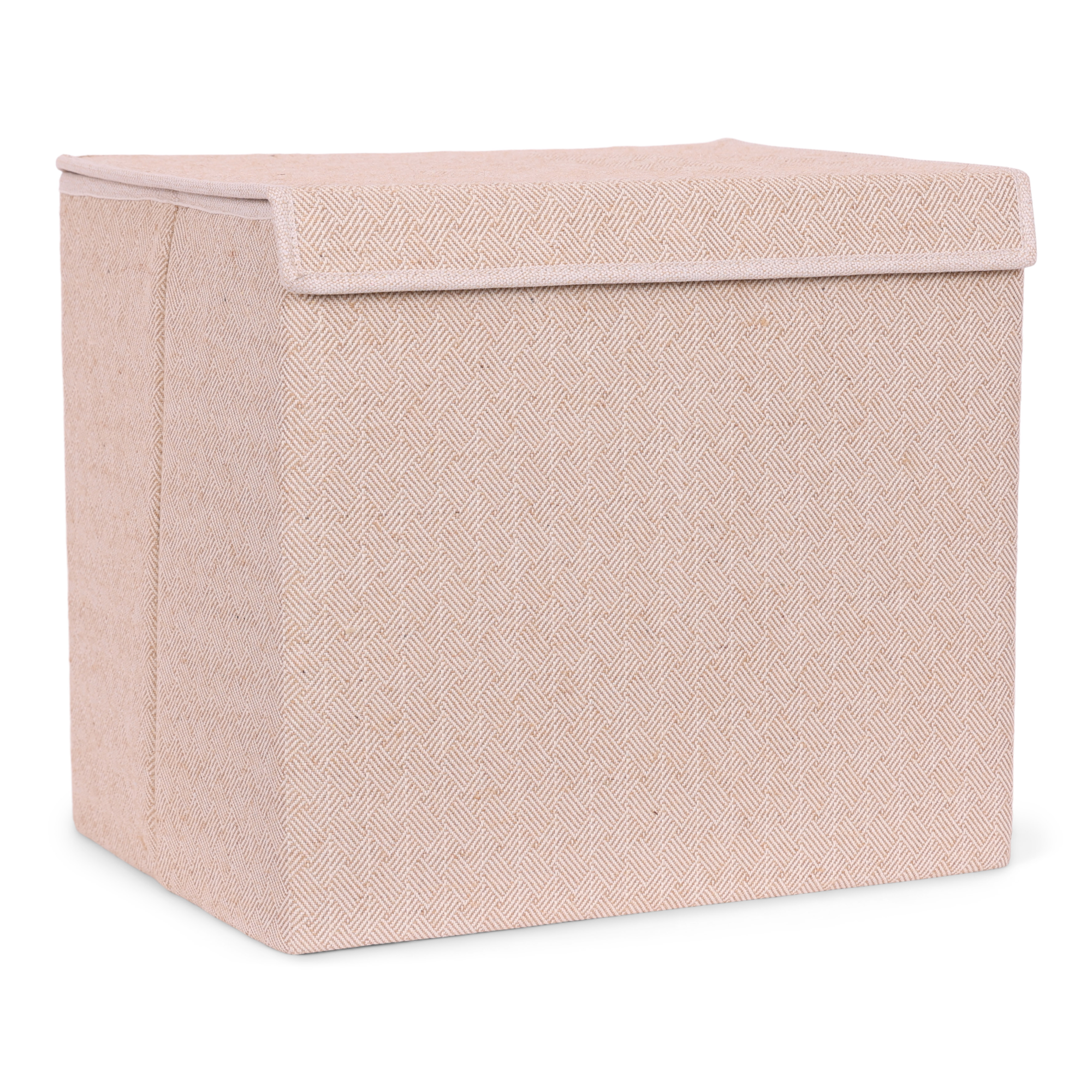 Opbergdoos Auri beige square 45x34x40cm