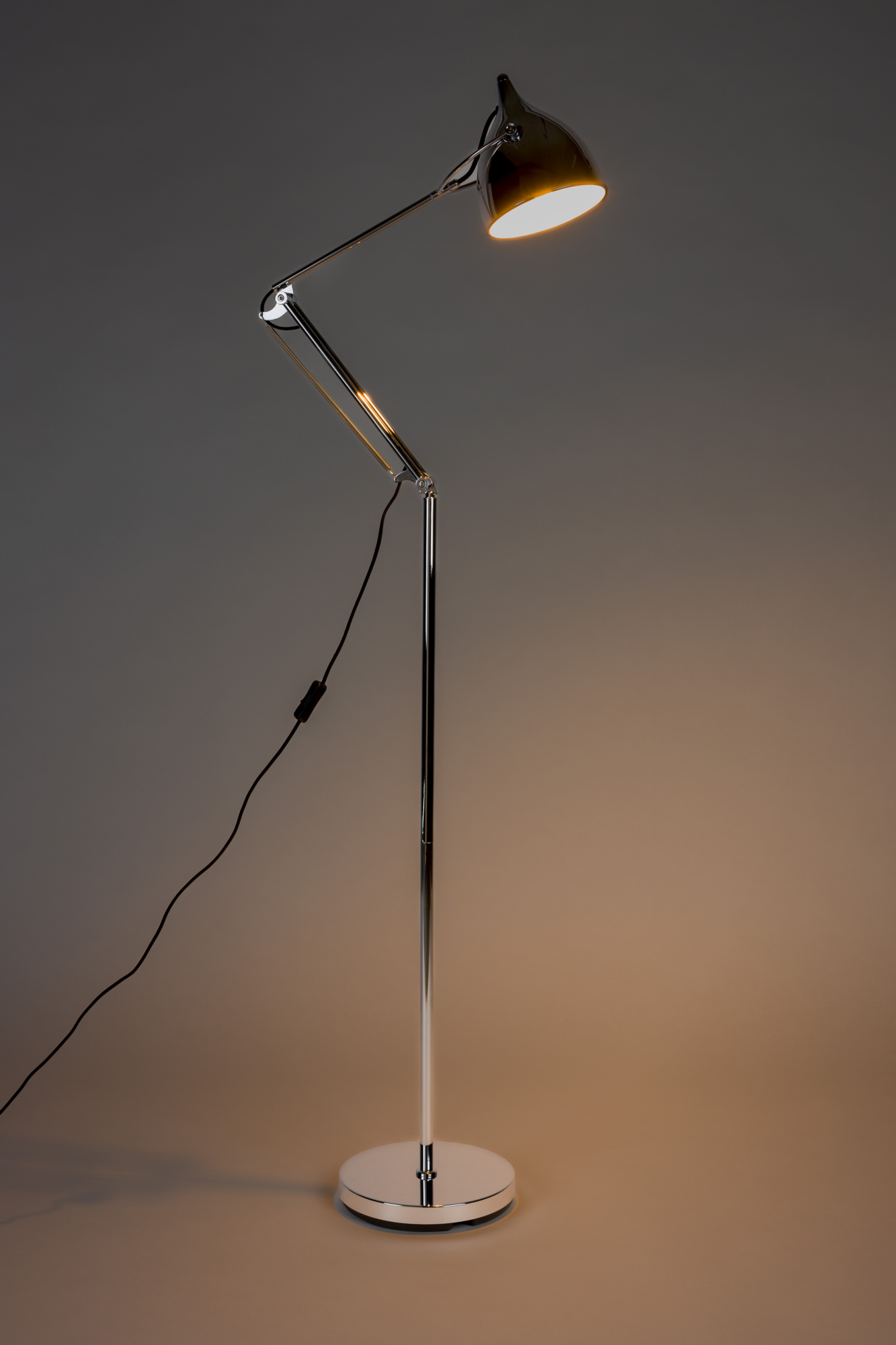 Vloerlamp Reader Chrome