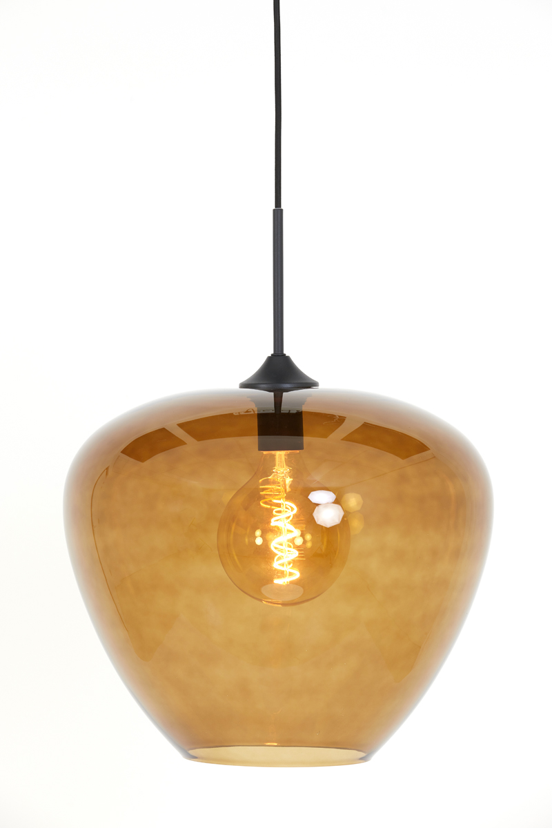 Hanglamp bruin zwart