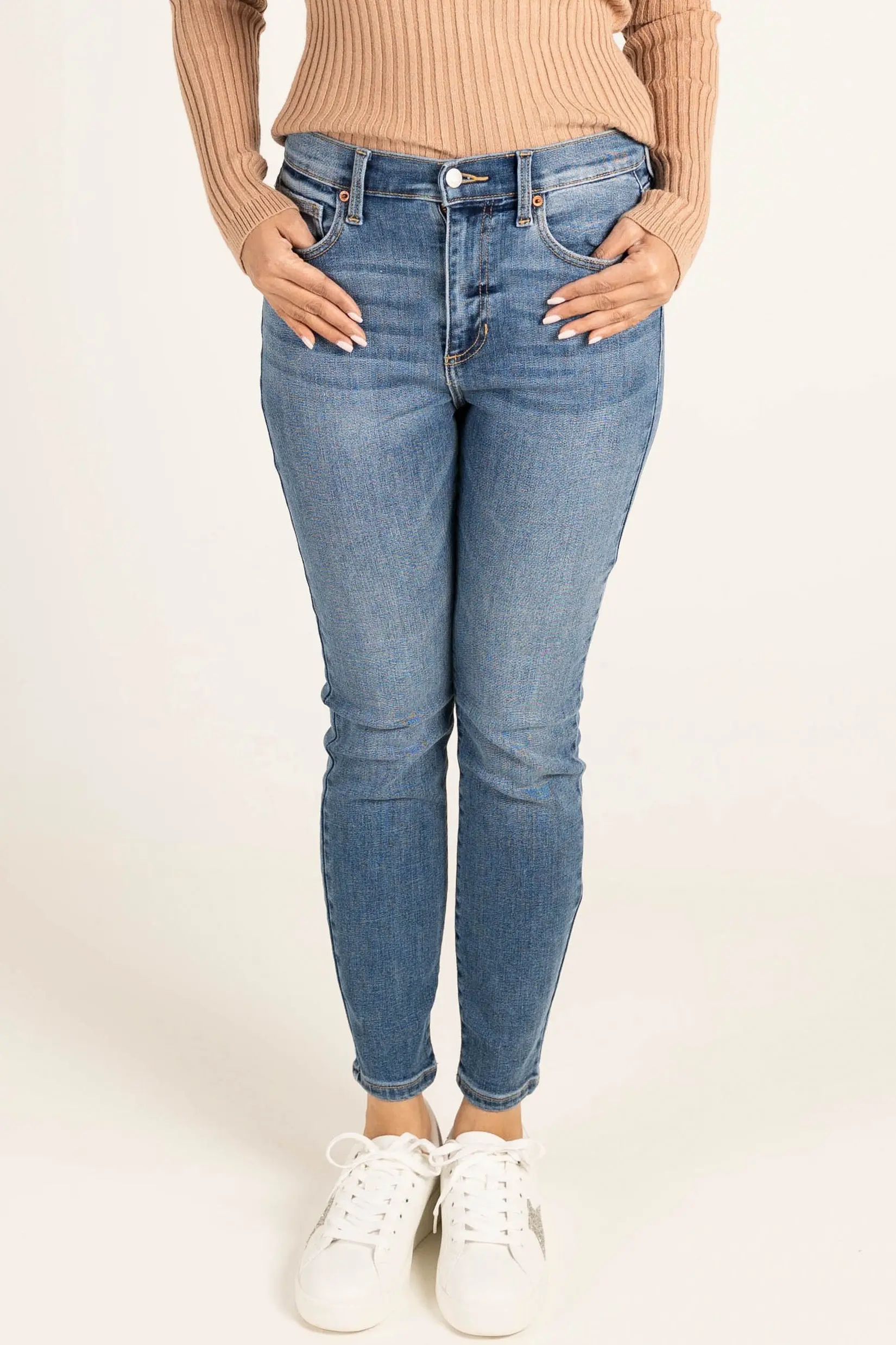 High Rise Skinny Jeans - ALJEGJ