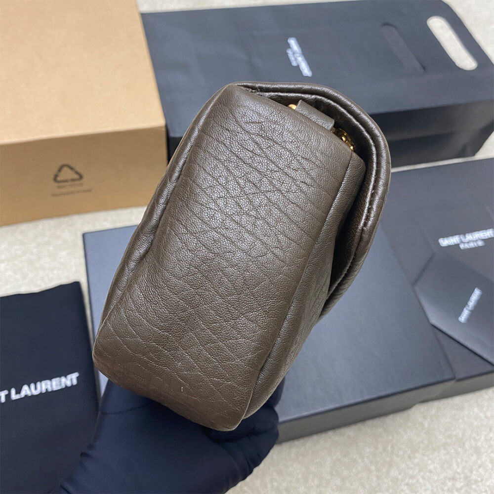 YSL calypso medium in grained lambskin - Top Club