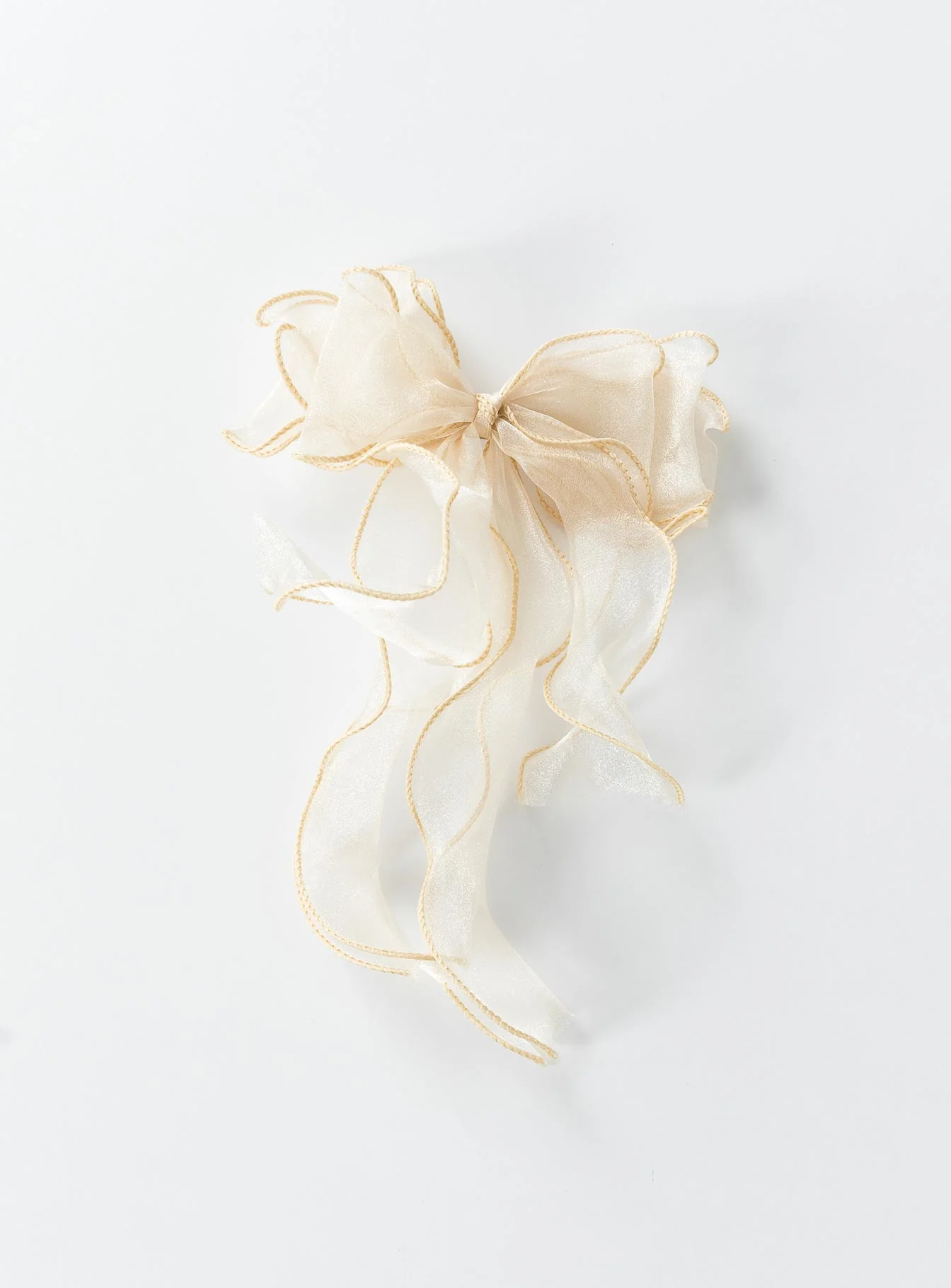 Linney Hair Bow Beige