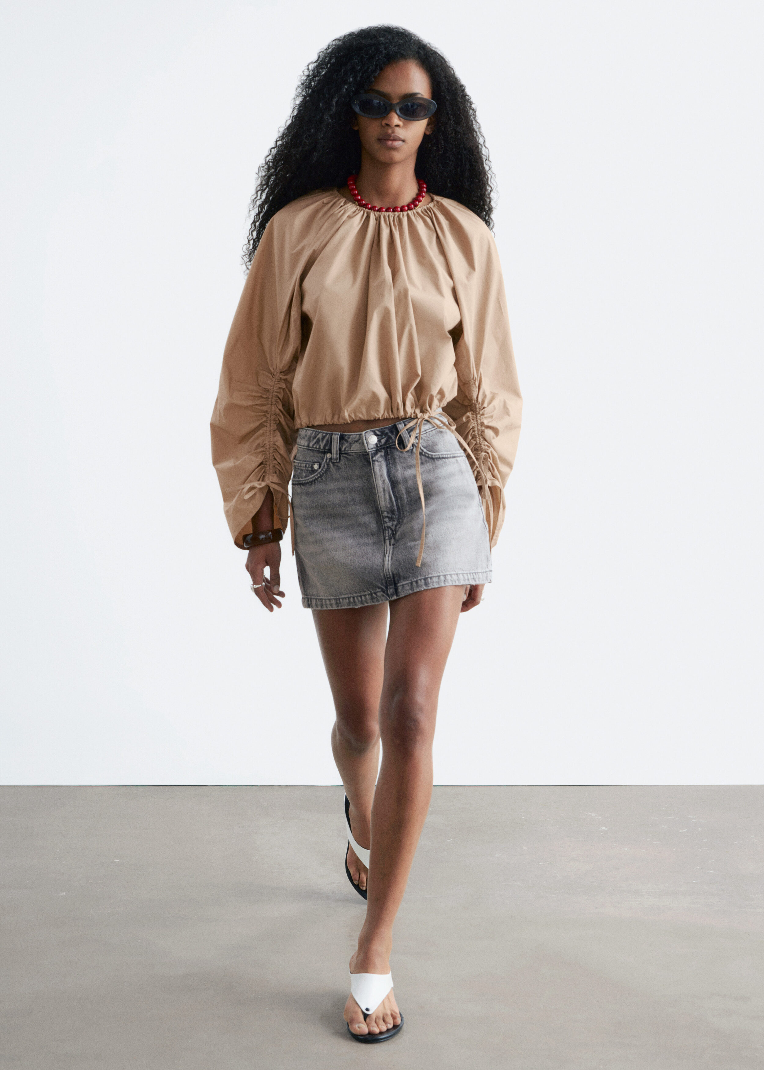 & Other Stories DENIM MINI SKIRT