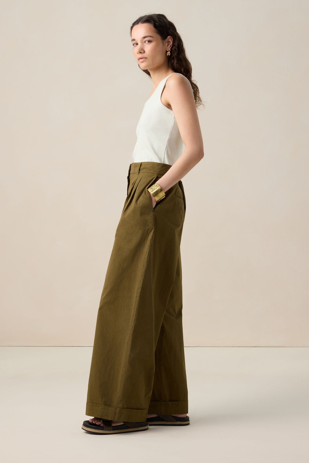 Lichtgroen basis singlet