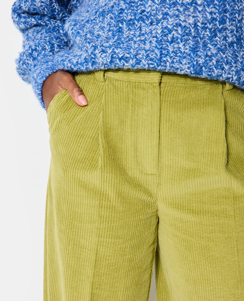 Pimkie Pantalon large en velours grosse côte