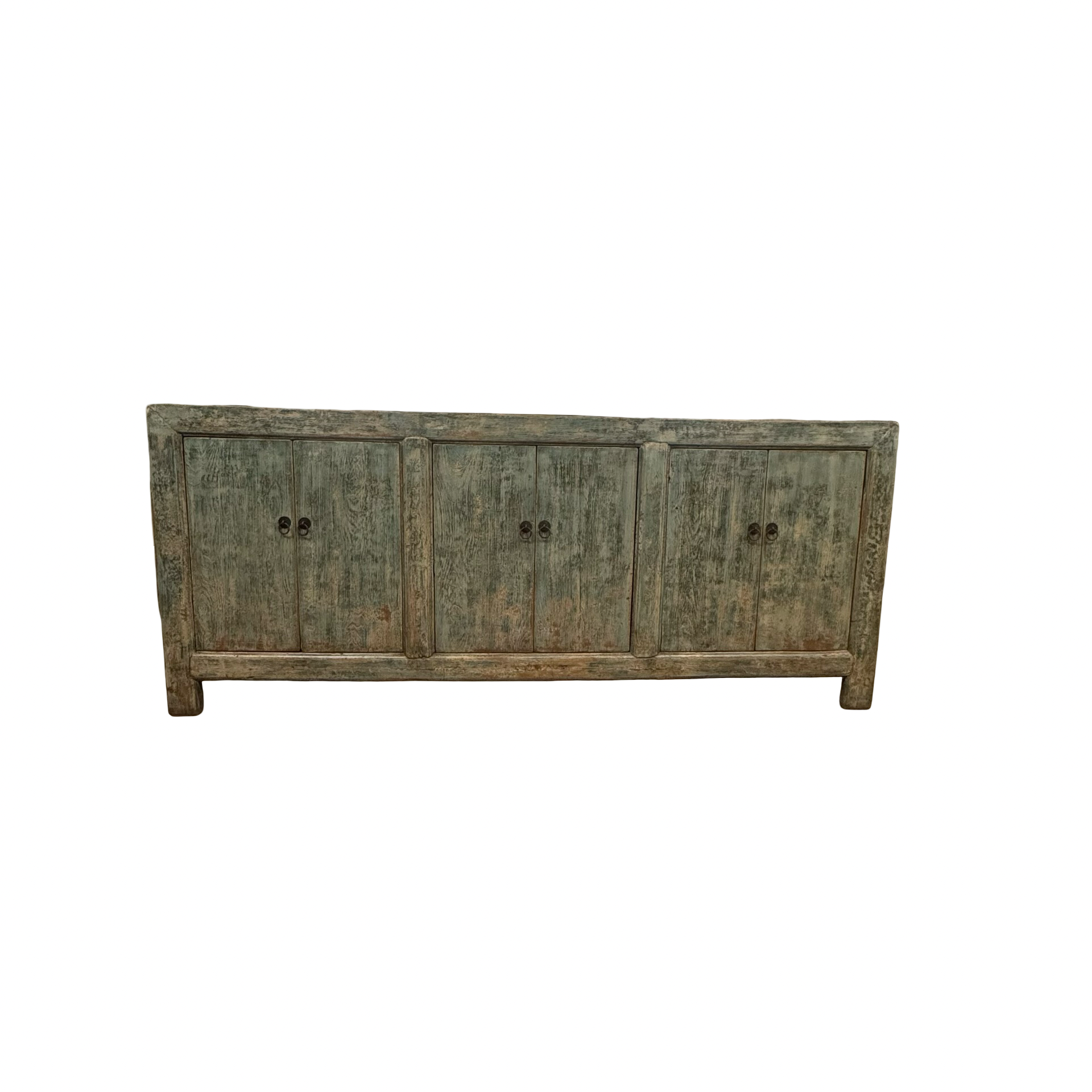 Dressoir 6 deur blauw/groen uniek