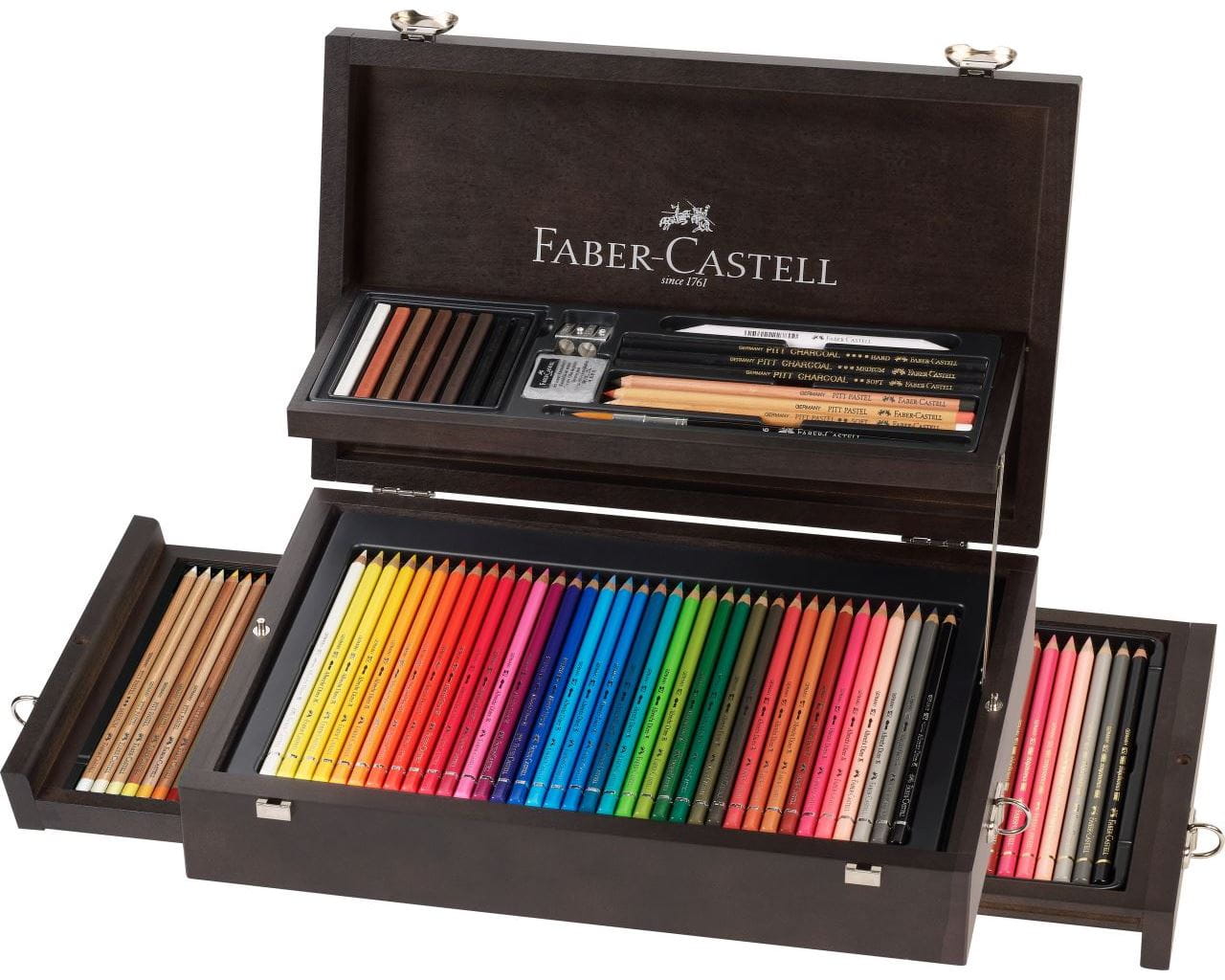 Art & Graphic Collection  wooden case  125 pieces