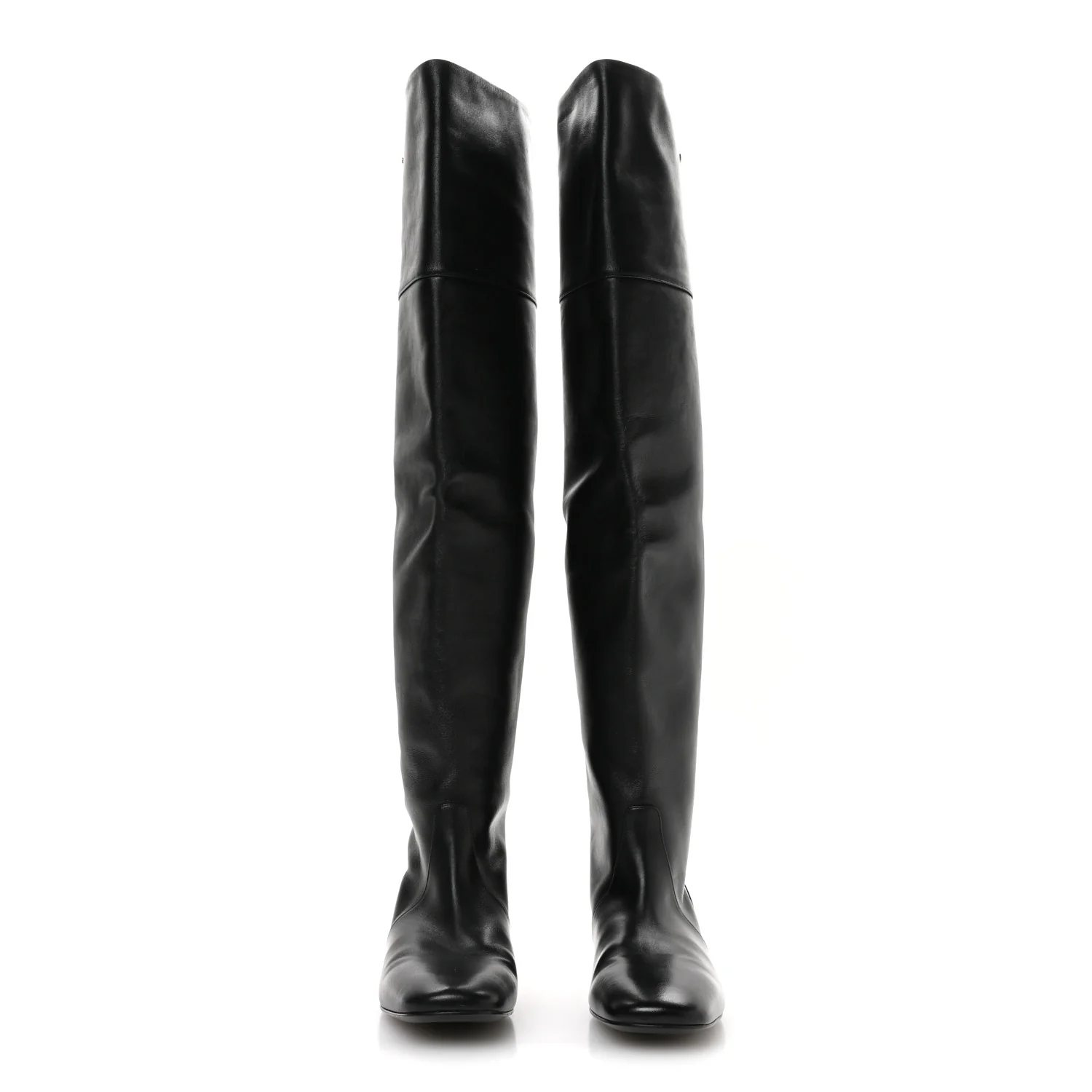Calfskin D-Town Boots 37.5 Black - Top Club