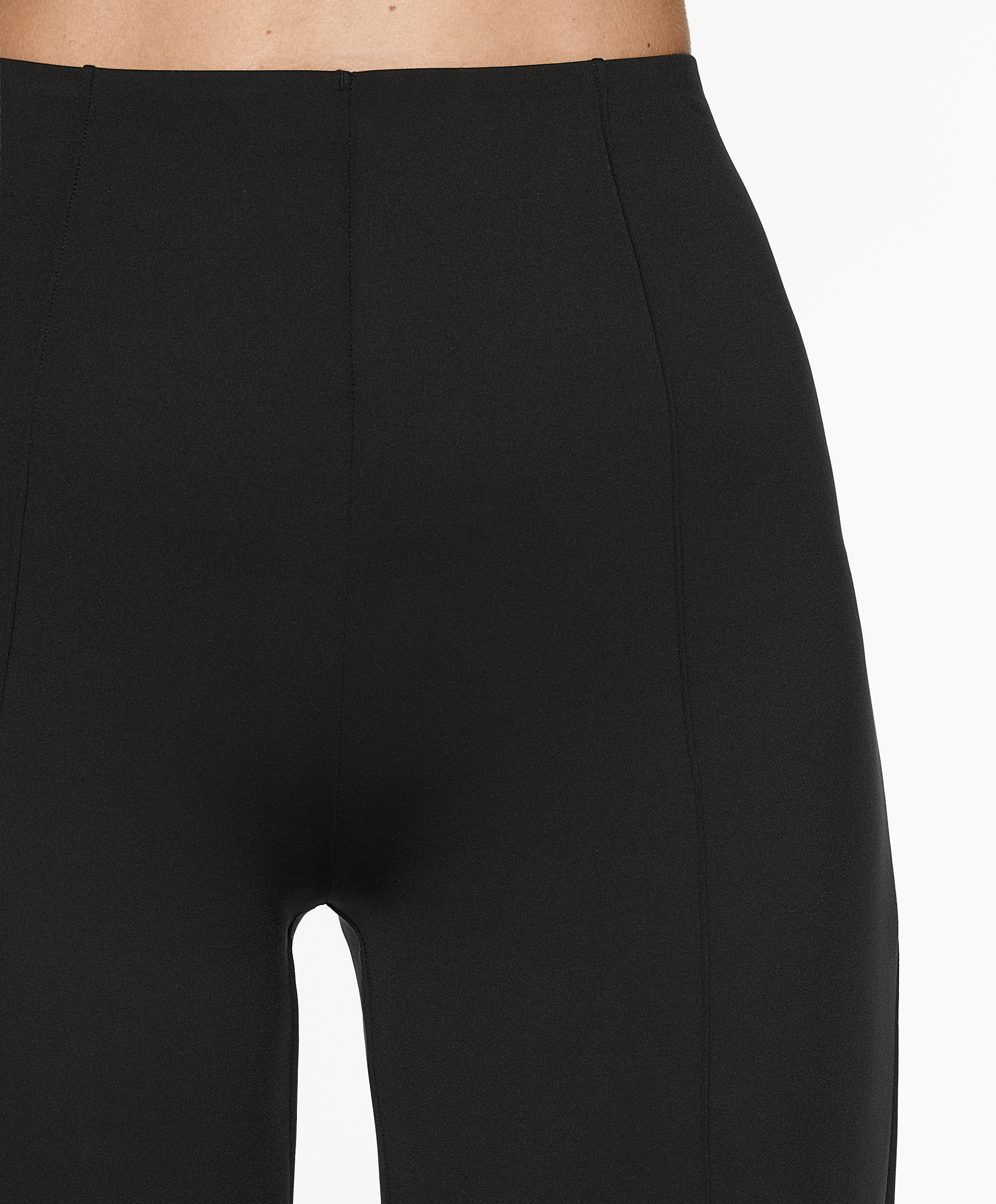 OYSHO Neoprene-effect straight-leg trousers
