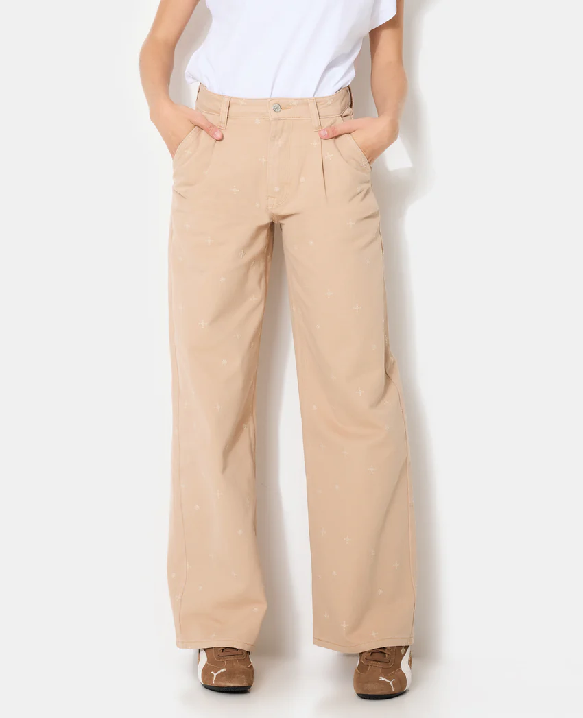Pimkie Jean straight avec broderies