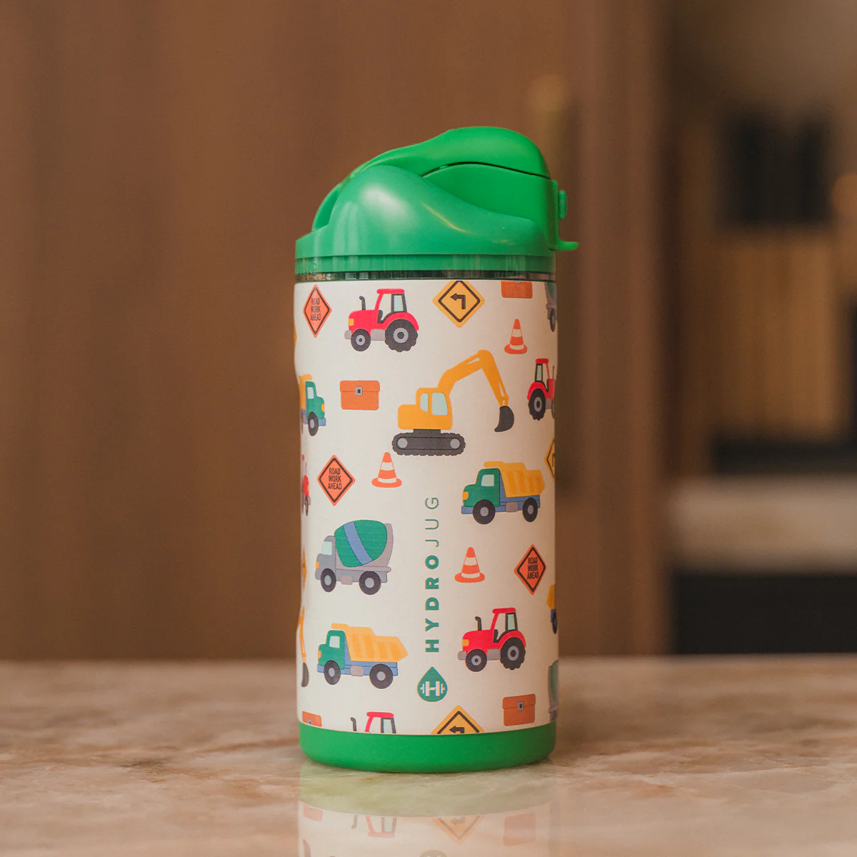 Ease2o 14oz FreeSip® Stainless Steel Water Bottle - Under Construction