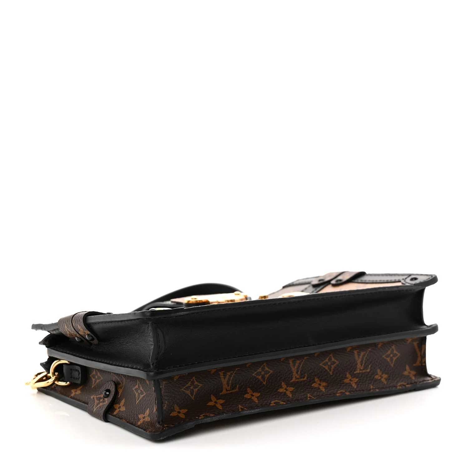 Reverse Monogram Trunk Clutch - Top Club