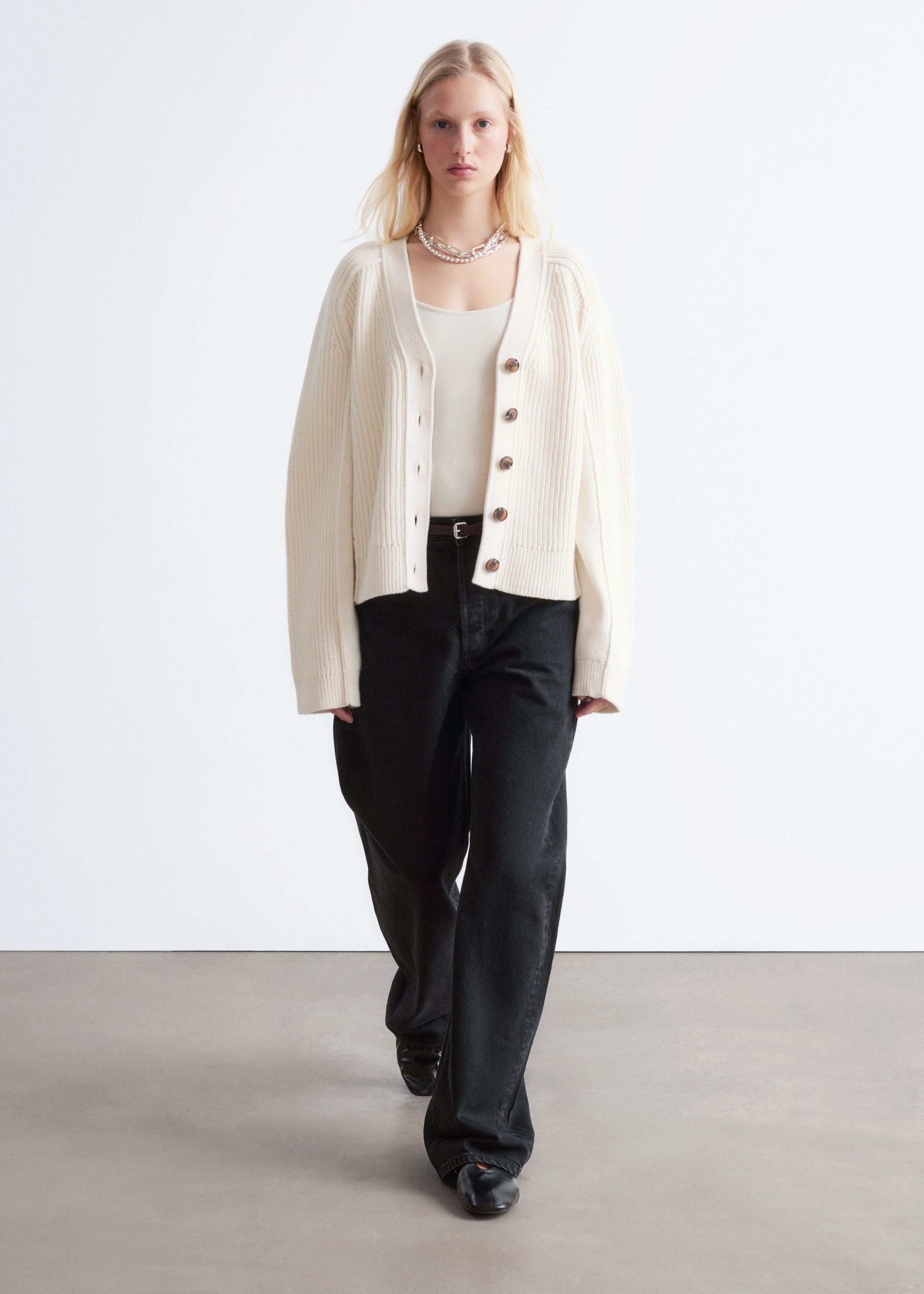 & Other Stories MERINO WOOL CARDIGAN