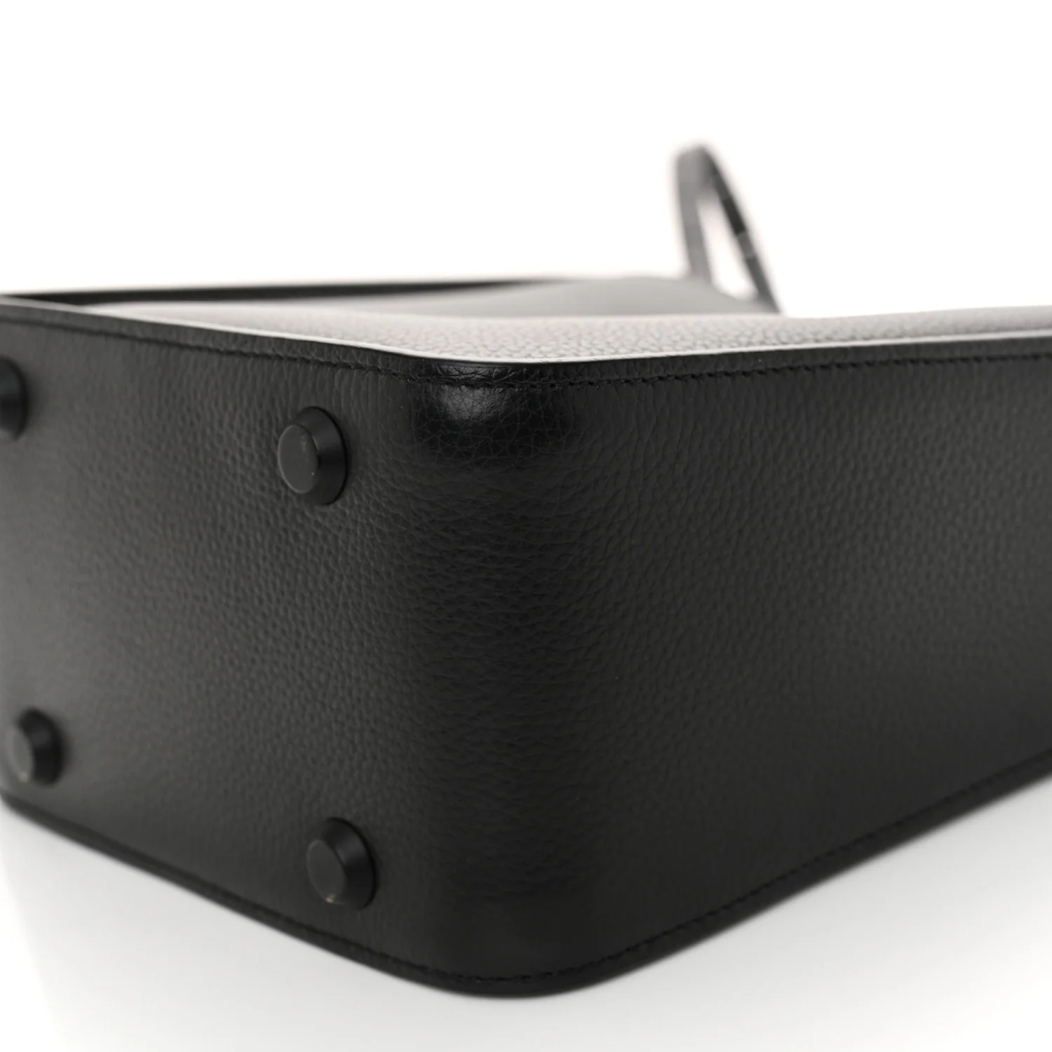 Calfskin Logo XS Tool 2.0 North-South Tote Black - Top Club