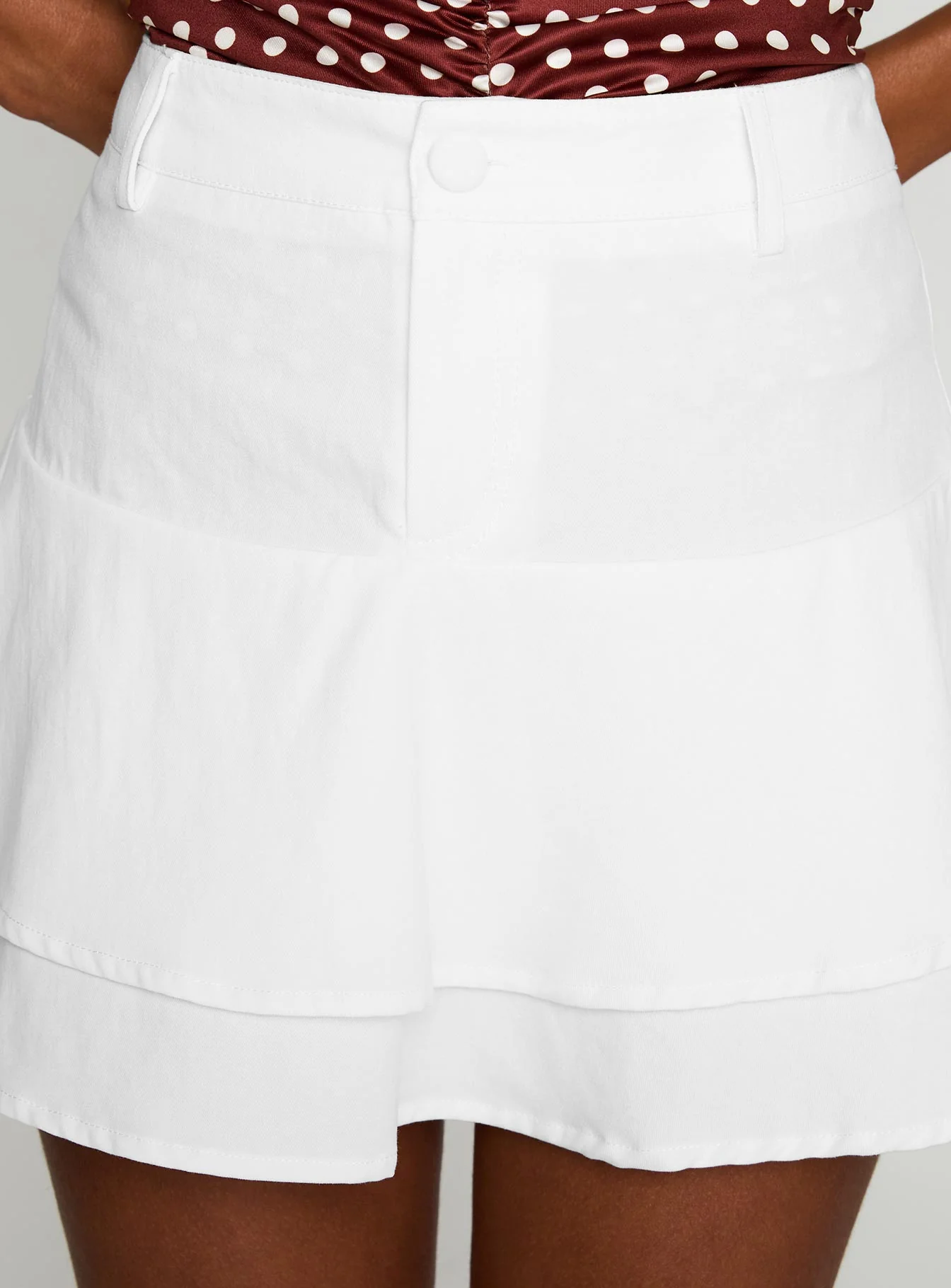 Boderek Mini Skirt White