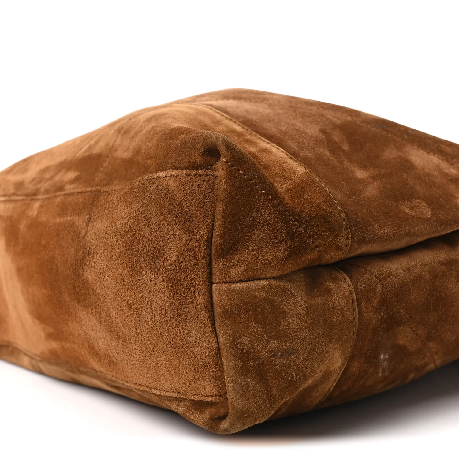 Suede Monogram Large Jamie Pochon Caramel Cognac - Top Club