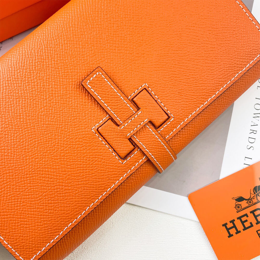 HERMES New H Passant Toutenmain wallet(HIGH-END GRADE) - Top Club