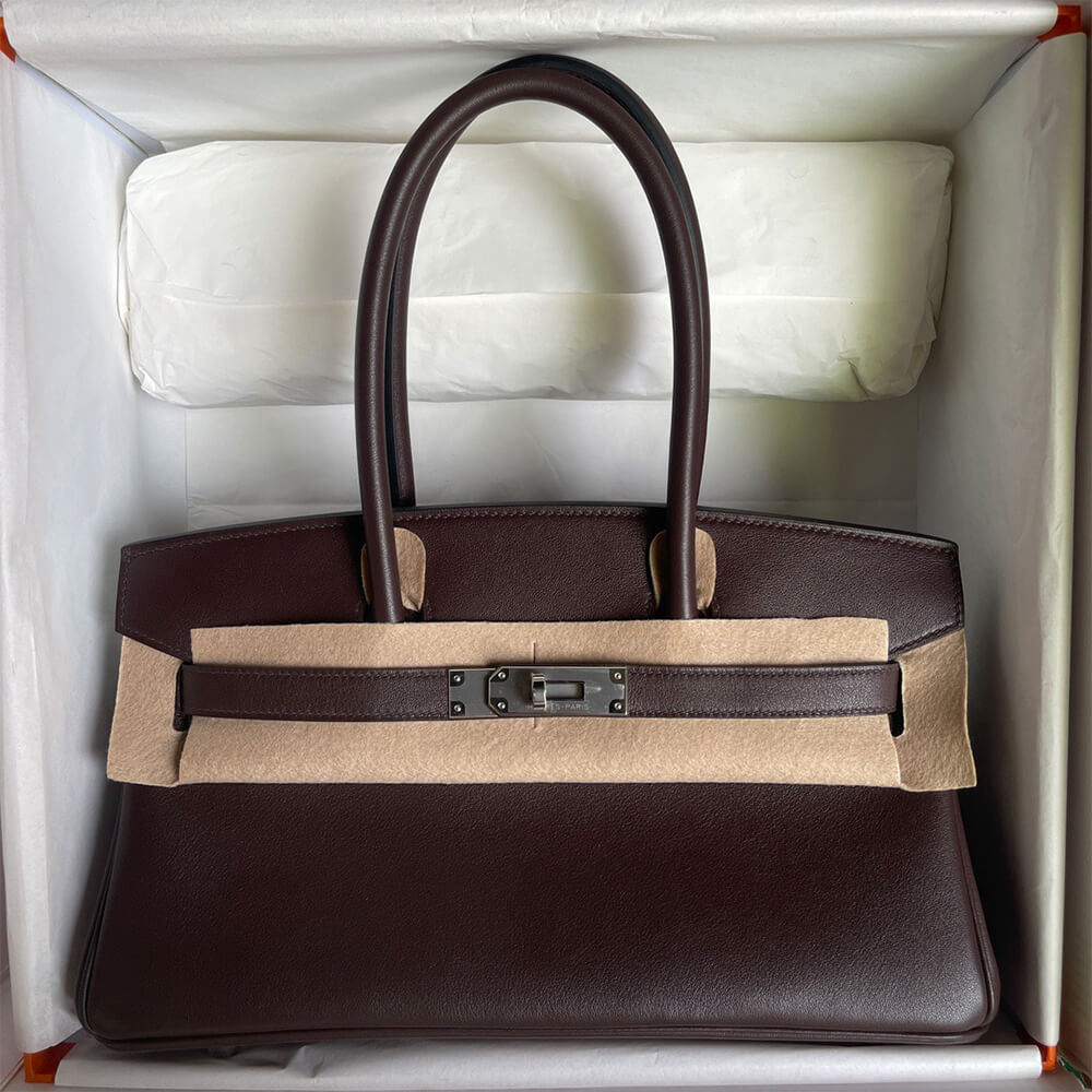Hermes Shoulder Birkin 29 Evercolor - Top Club