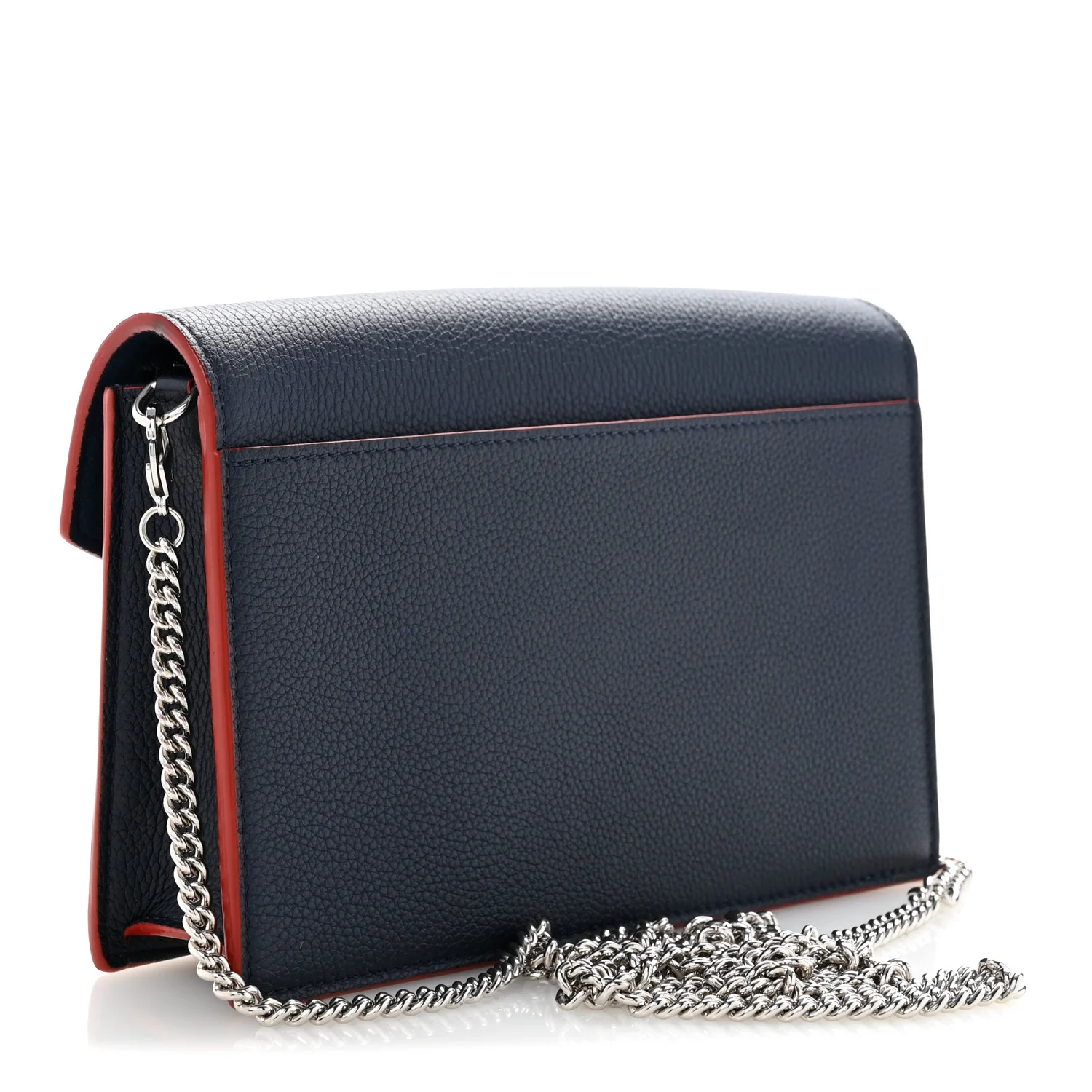 Soft Calfskin My Lockme Chain Pochette Marine Rouge - Top Club
