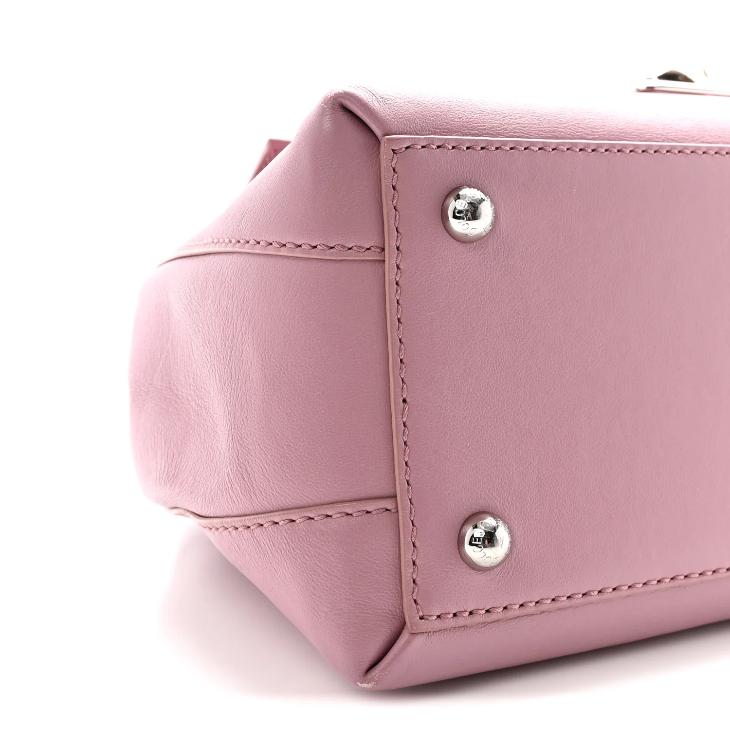 Calfskin Lucia Small Satchel Purple - Top Club