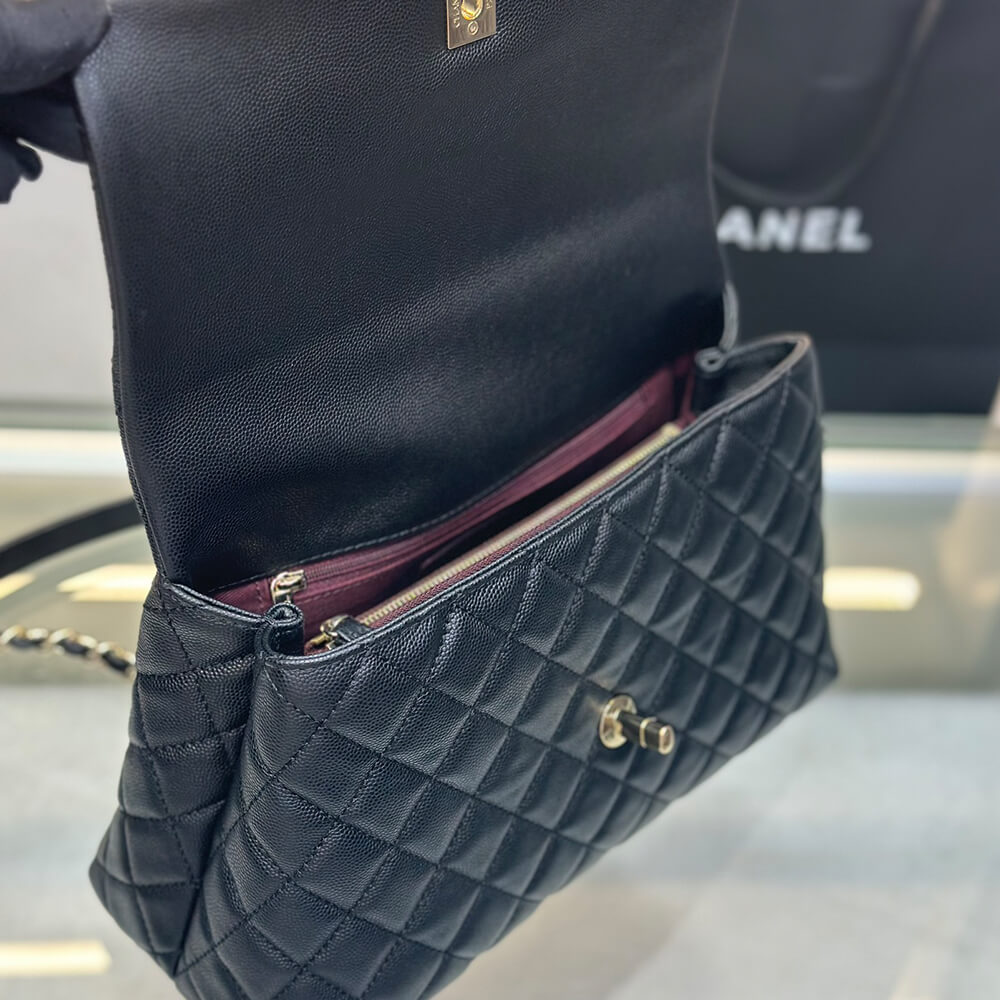 CHANEL Large Flap Bag With Top Handle(high-end grade) - Top Club