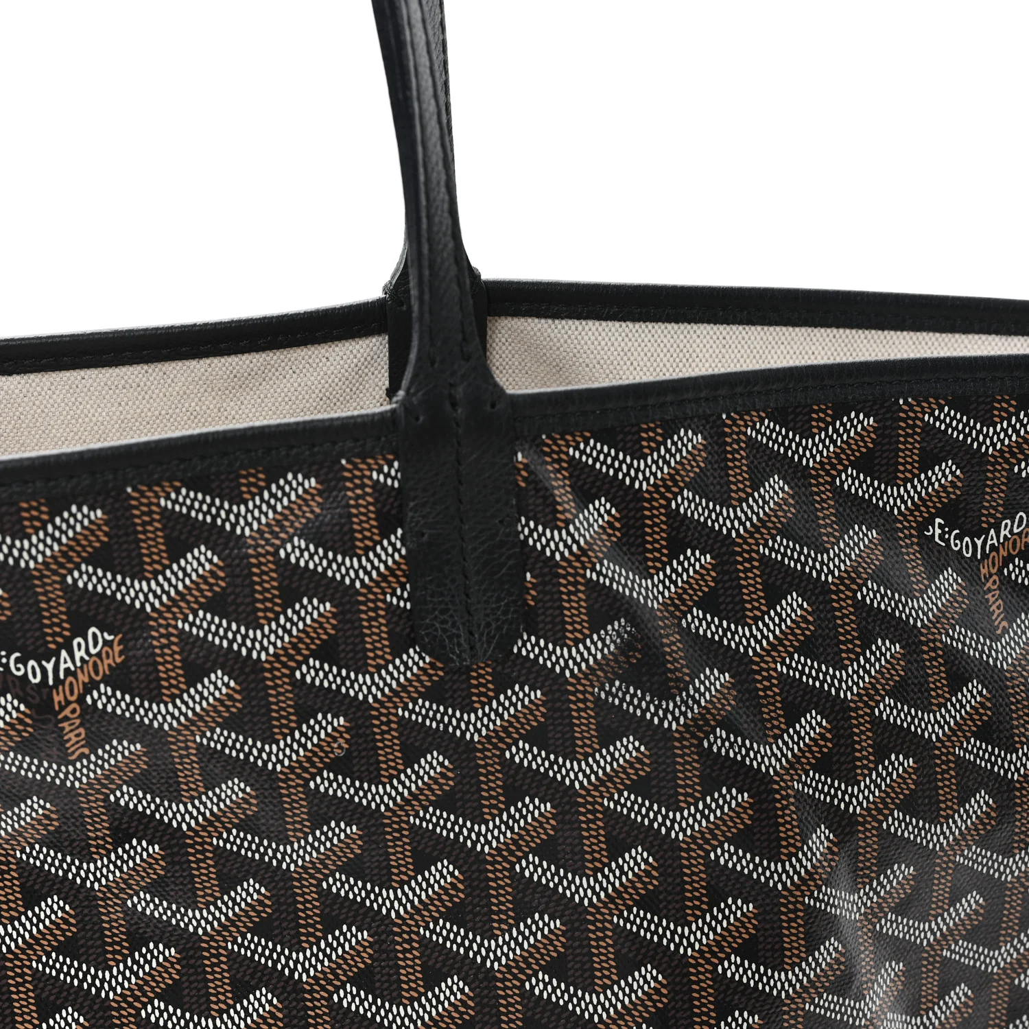 Goyardine Saint Louis PM Black - Top Club