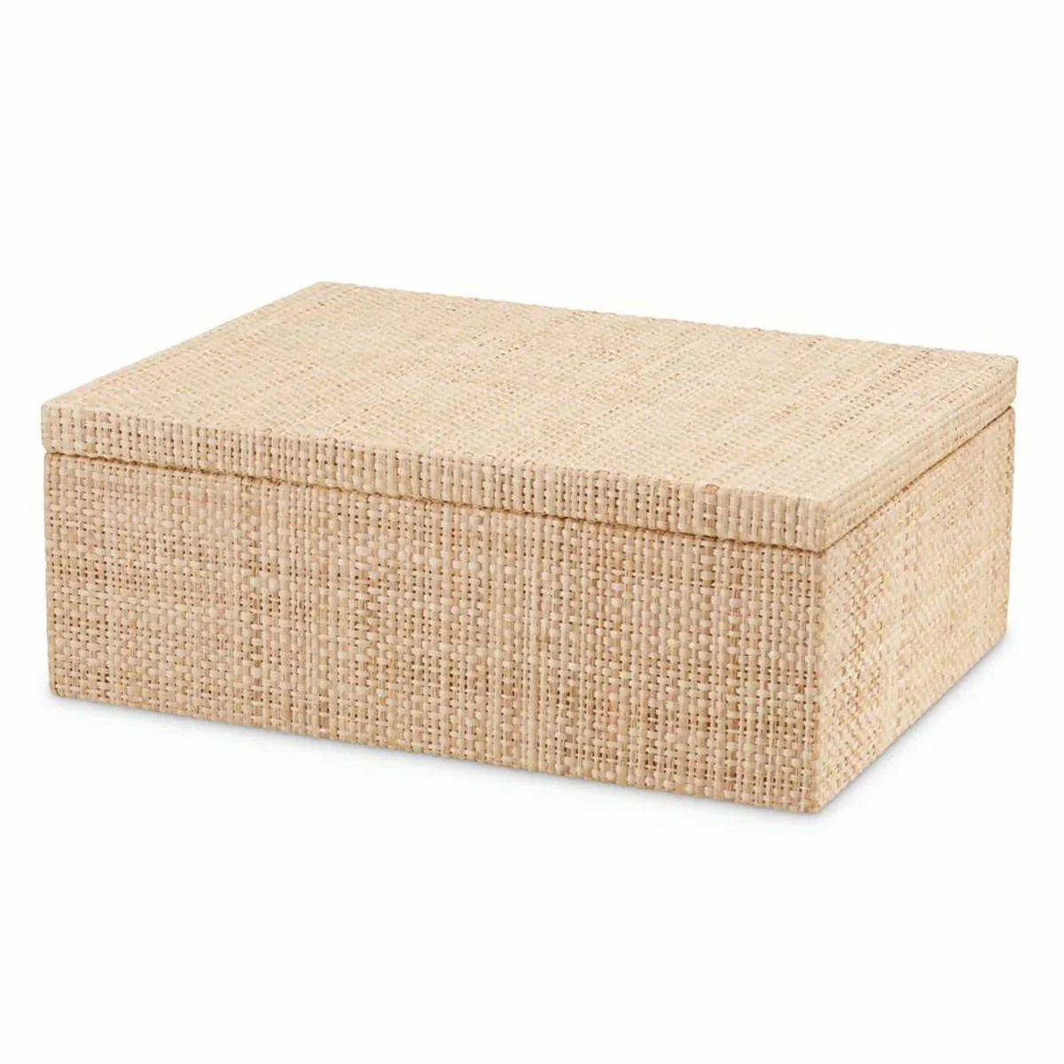 Luxury storage box natural colors 28 cm - luxury accessories