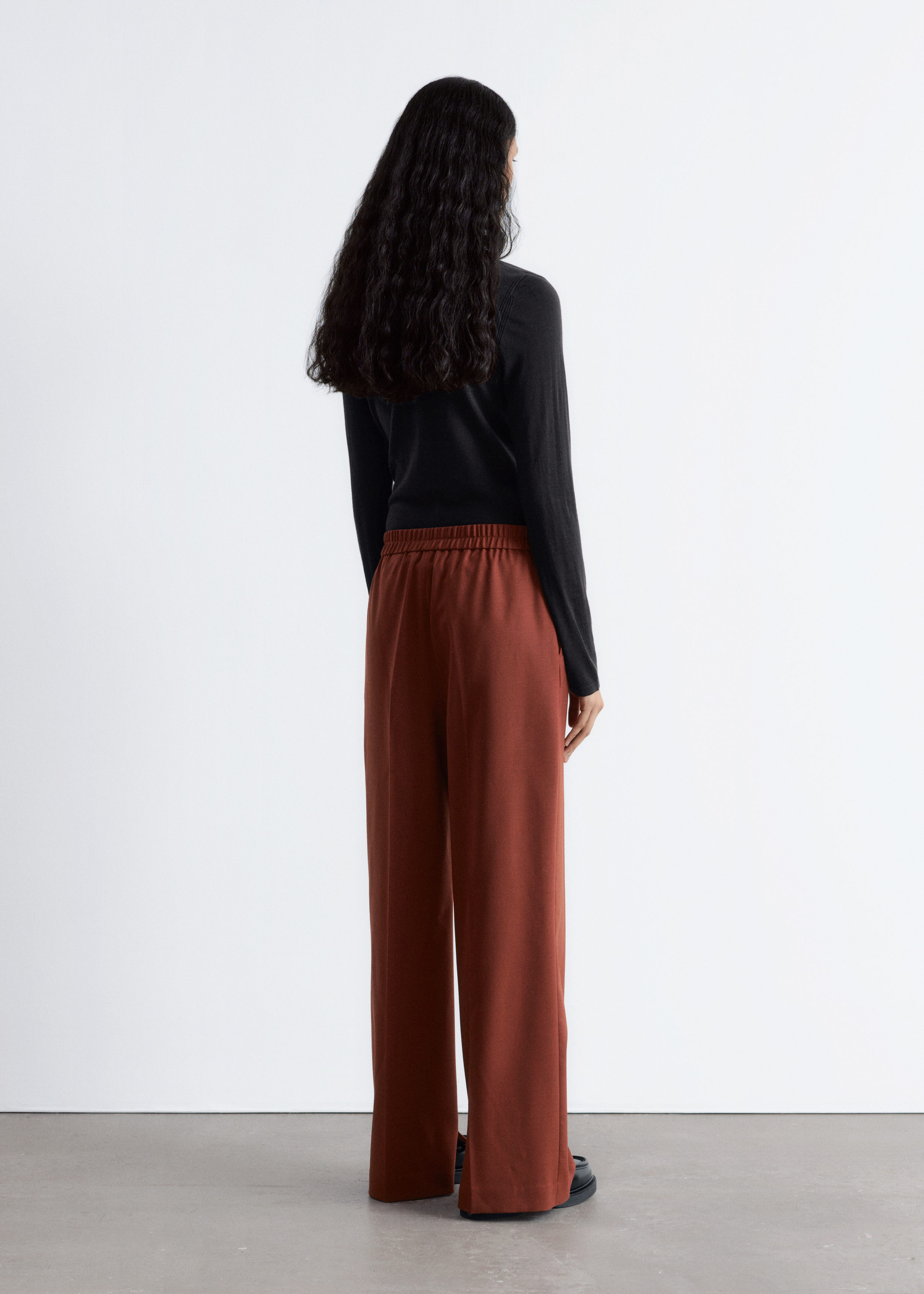 & Other Stories WOOL PRESS-CREASE TROUSERS
