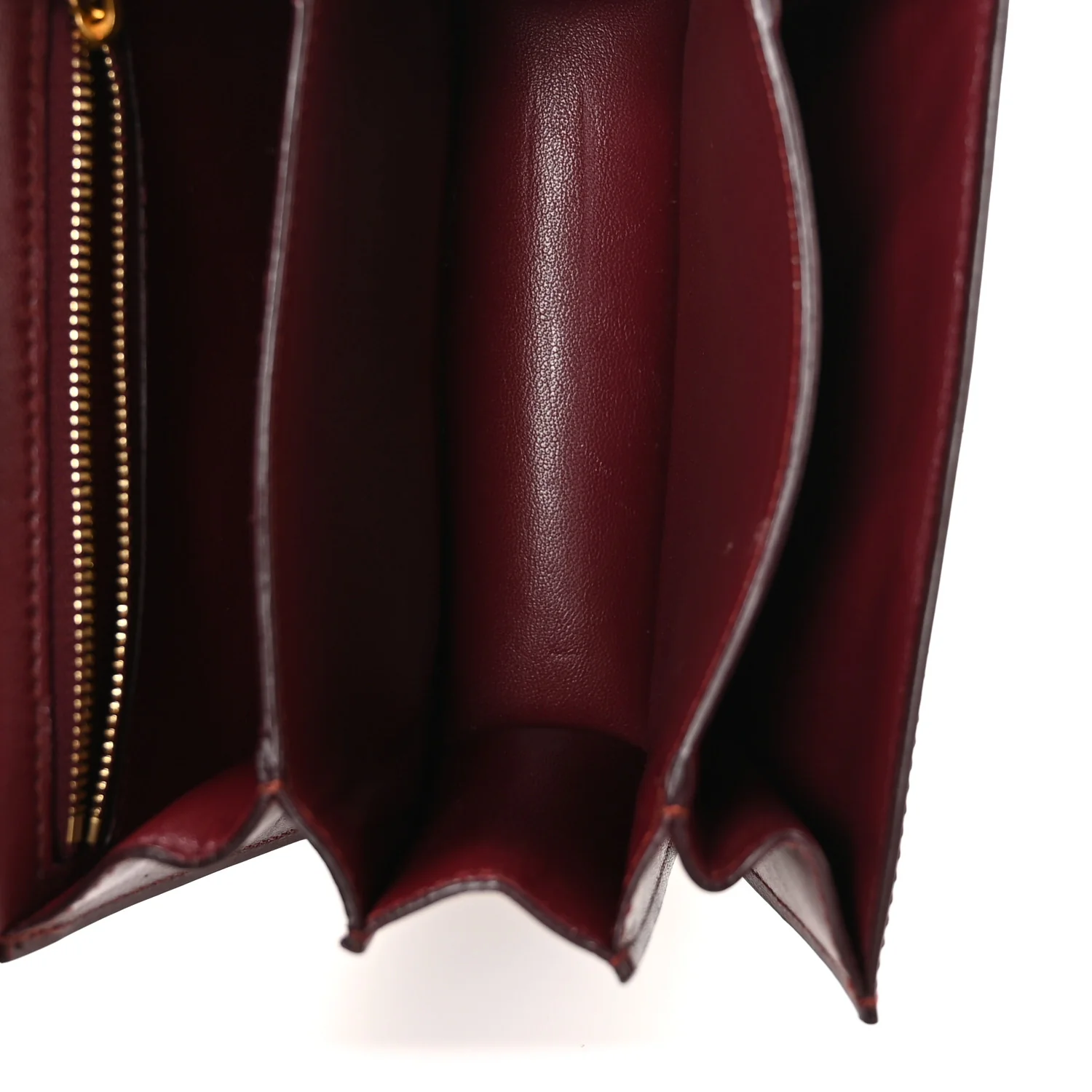 Box Calfskin Small Classic Box Flap Bag Burgundy - Top Club