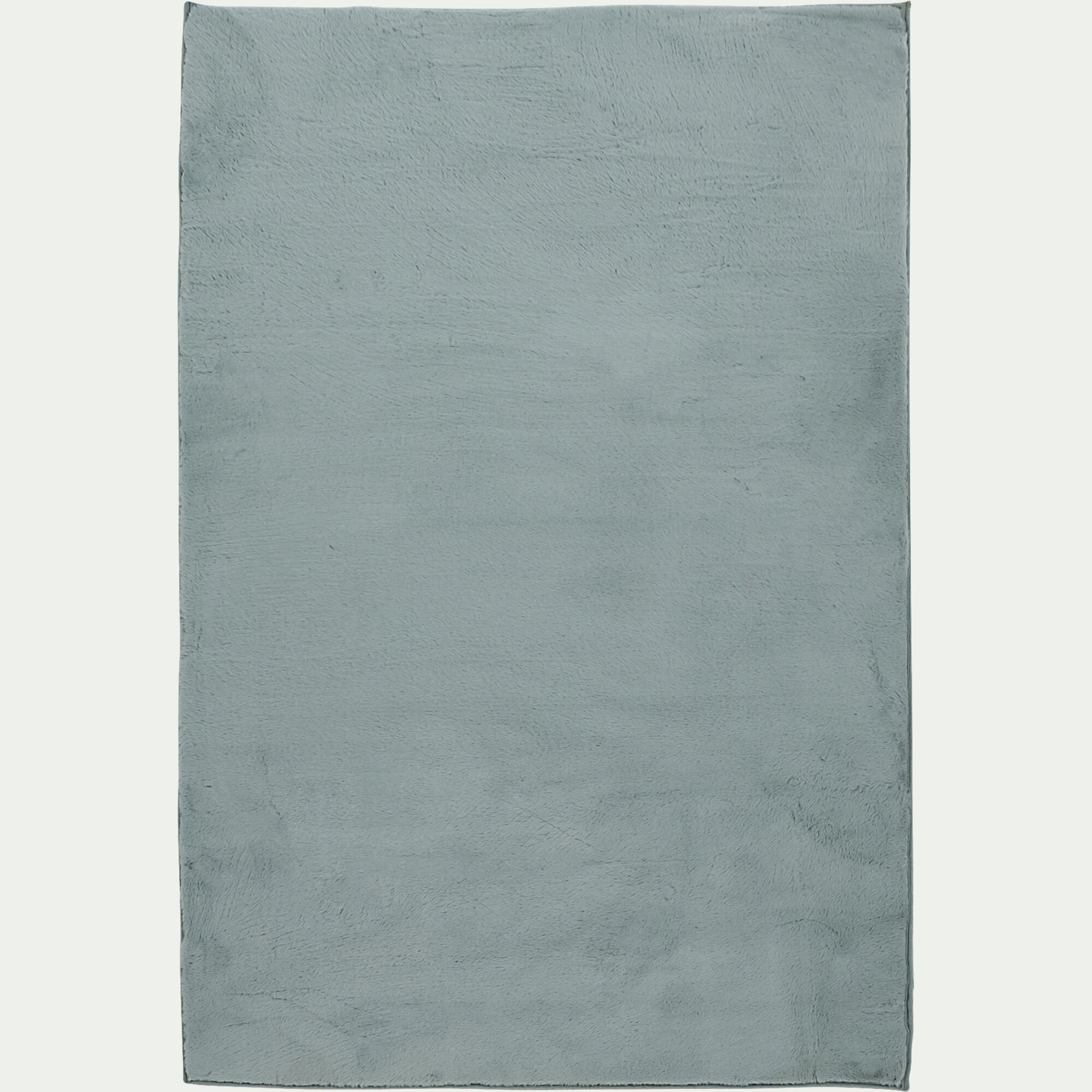 ROBIN - Tapis imitation fourrure - bleu calaluna 150x200cm