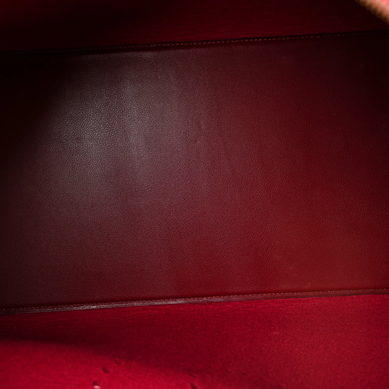 Felt Barenia Feu2Dou Travel Bag Rouge Vif Rouge H - Top Club