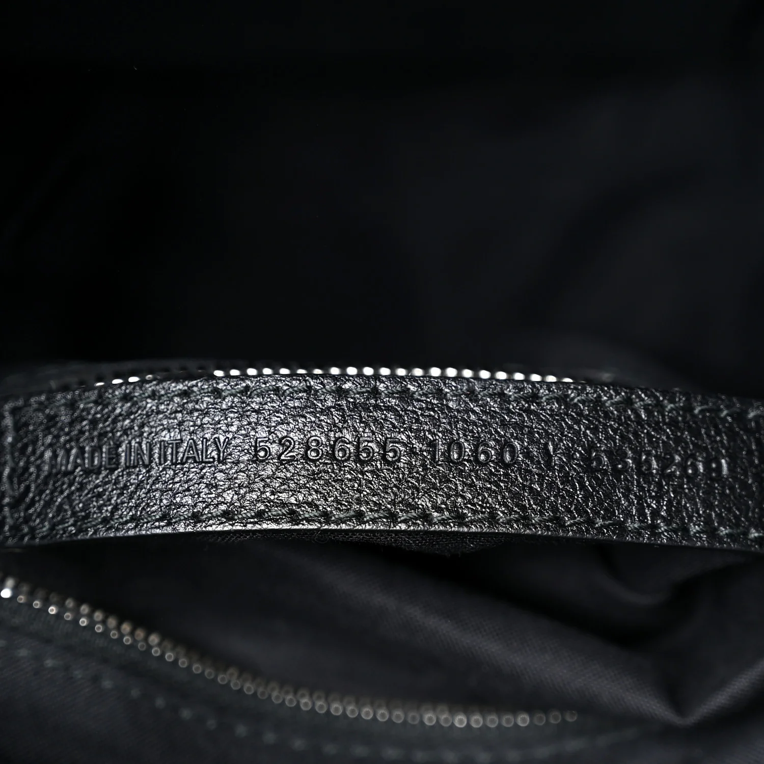 Calfskin Logo XXS Shopping Tote Black - Top Club